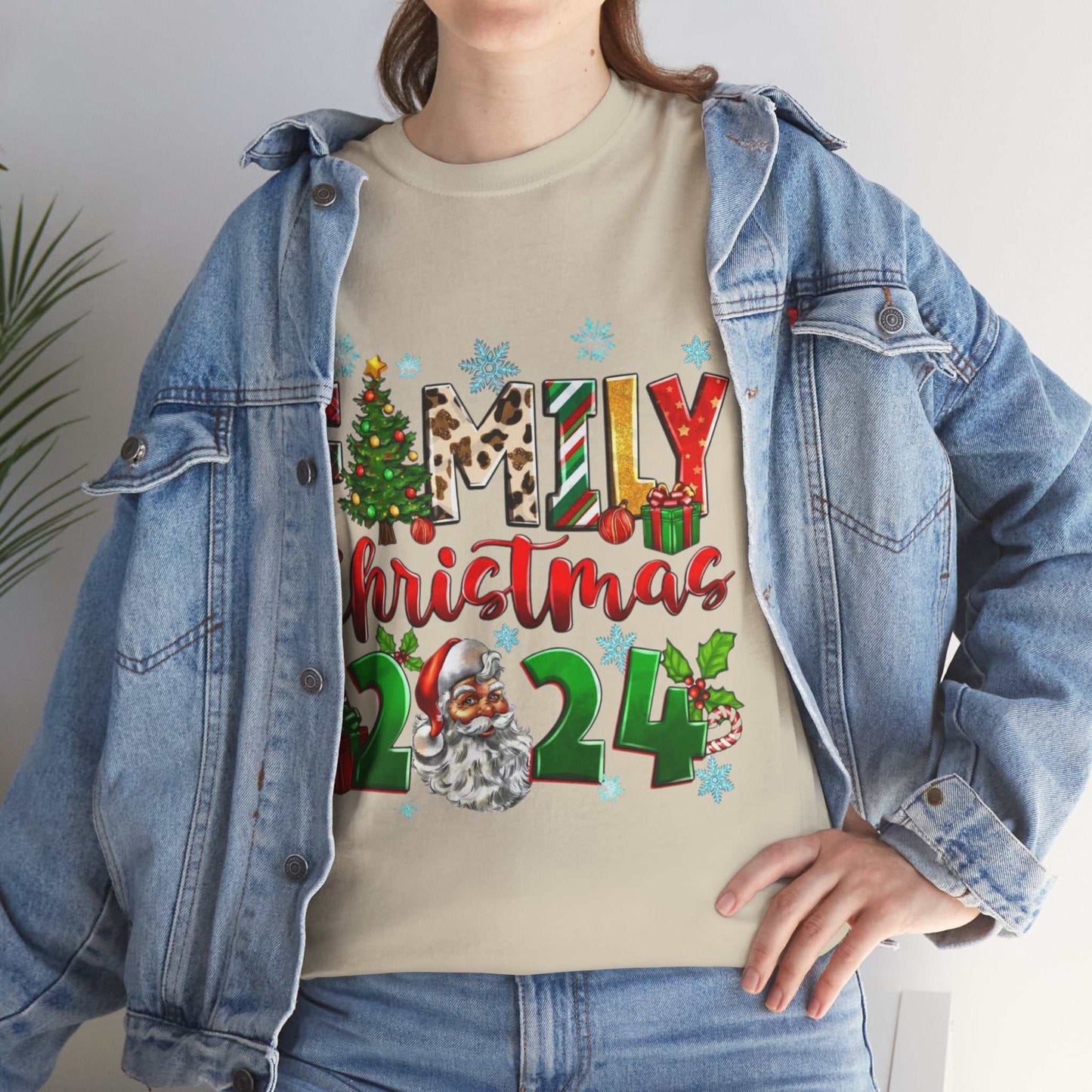 Halloween Family Christmas 2024 Shirt, Santa Claus Family Gift