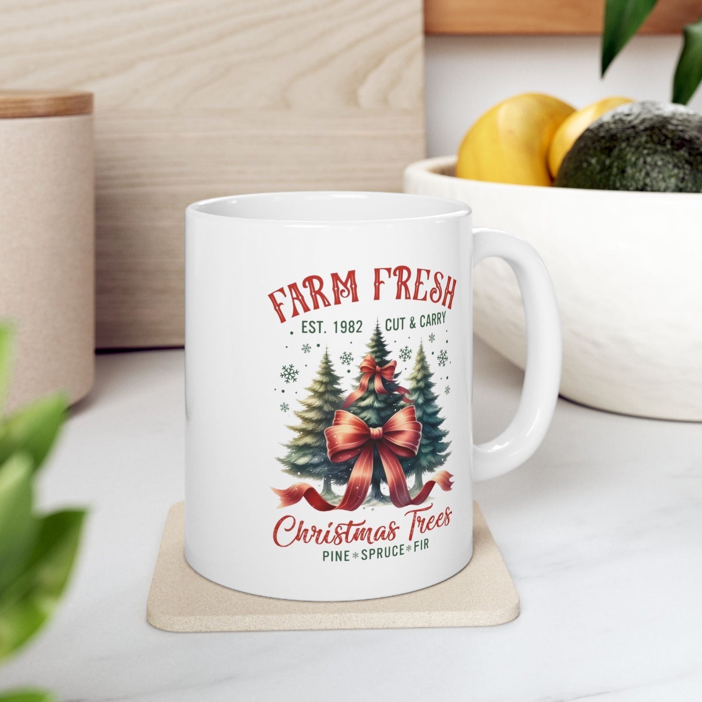 Farm Fresh Christmas Trees Mugs