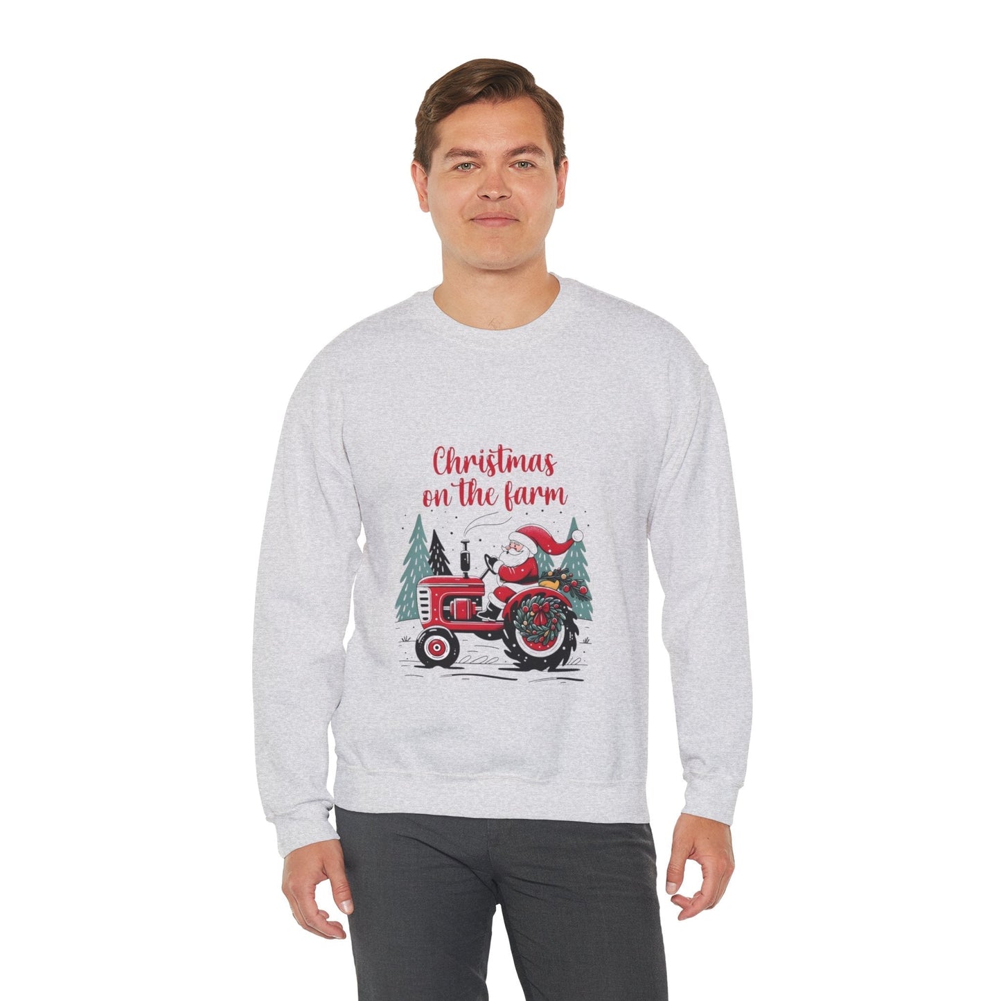 Christmas On The Farm Sweatshirt, Country Christmas Gift