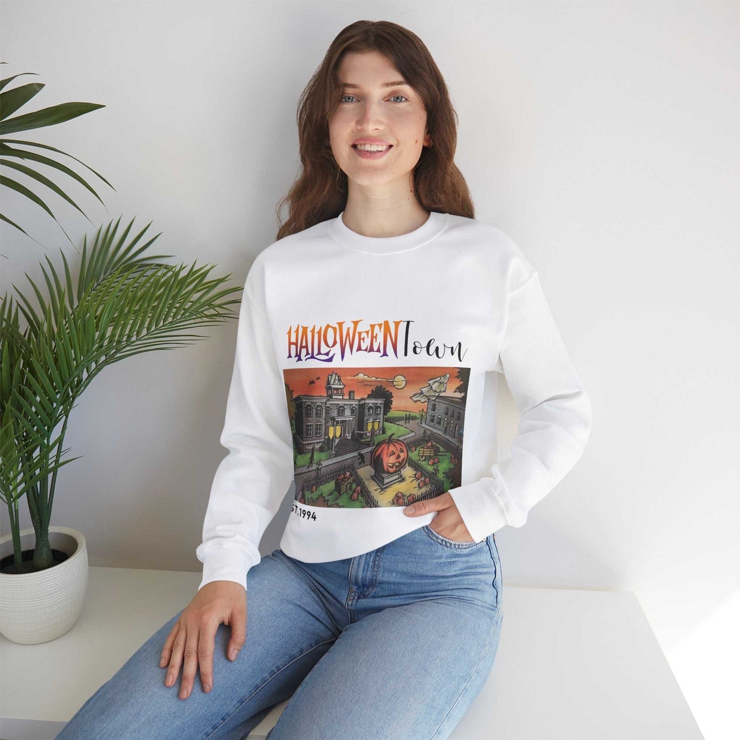 Halloweentown Est 1994 Sweatshirt, Spooky Season Retro Gift