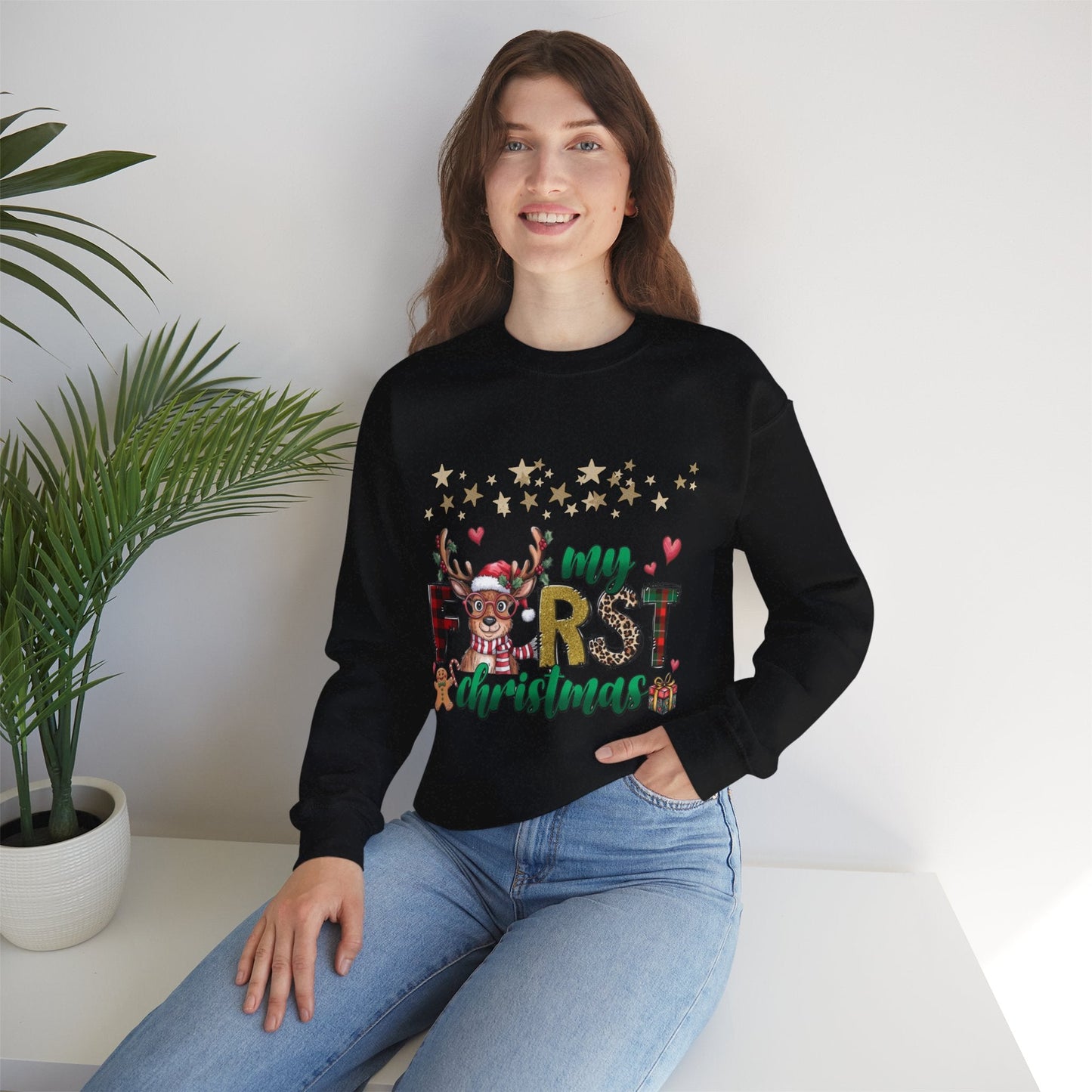 My First Christmas Sweatshirt, Family Sweatshirt Gift