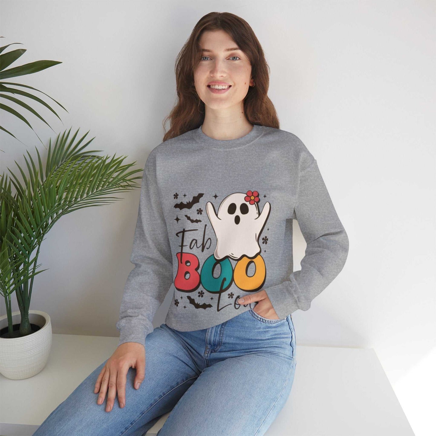 Fabulous Boo Sweatshirt, Halloween Party Gift