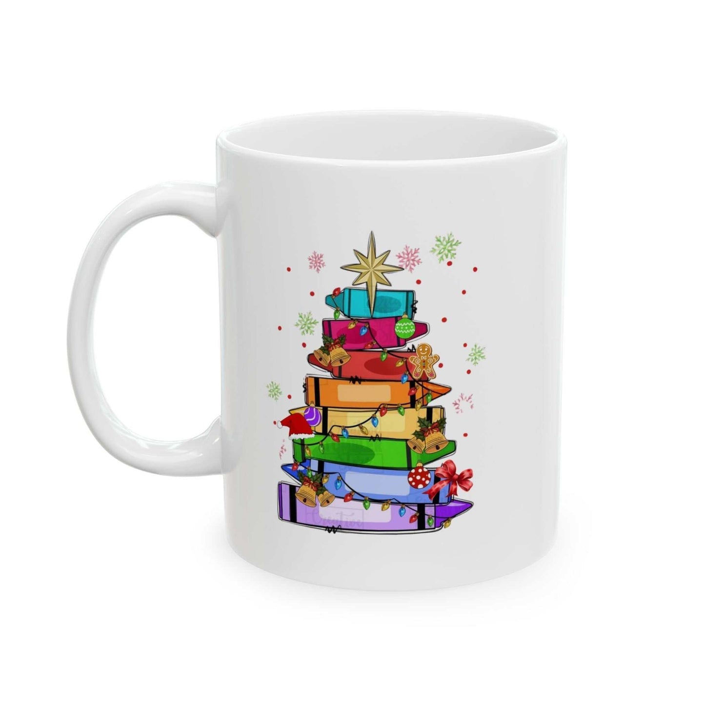 Crayons Christmas Tree Mugs, Teacher Team Gift