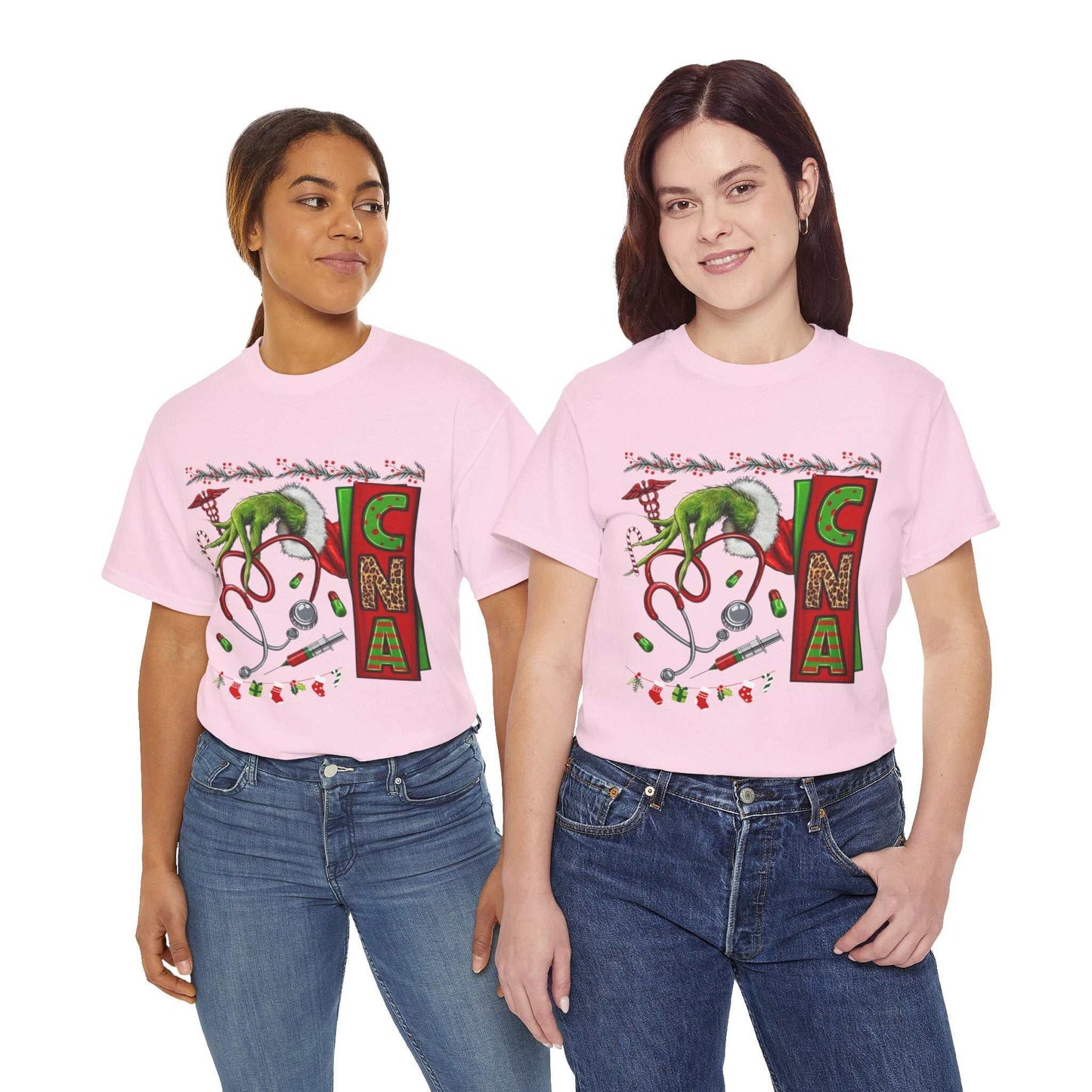 Nurse Stethoscope Christmas T-shirt, Grinch Stethoscope Gift