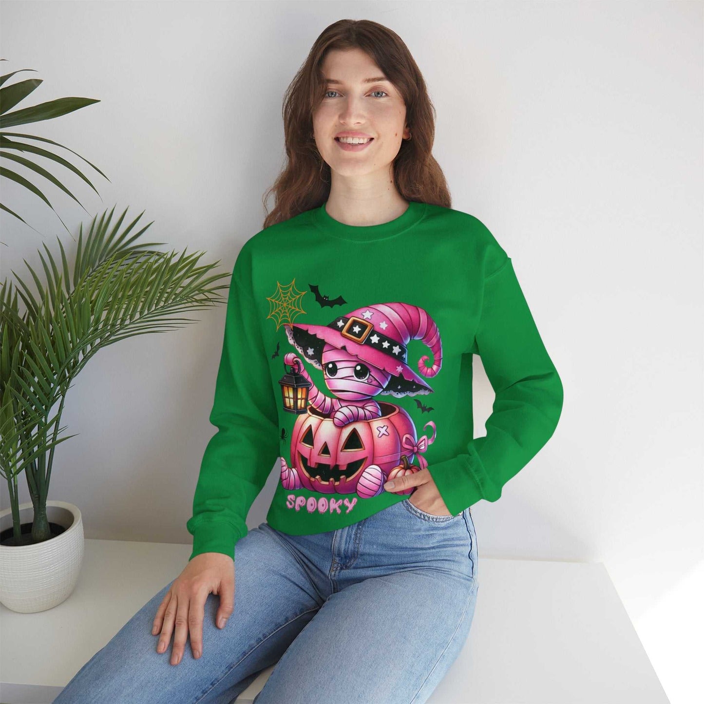 Funny Kids Halloween Sweatshirt, Spooky Season Gift