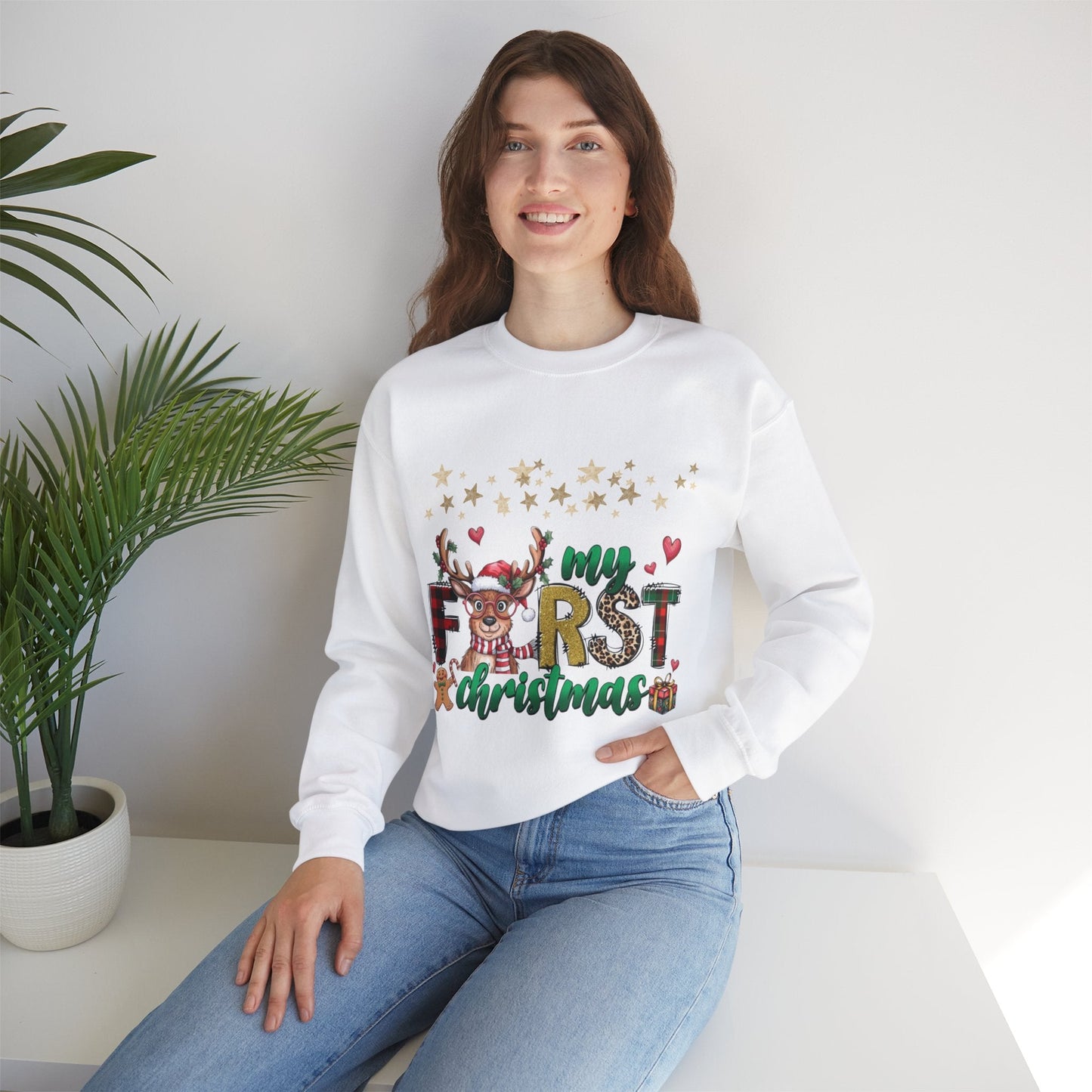 My First Christmas Sweatshirt, Family Sweatshirt Gift
