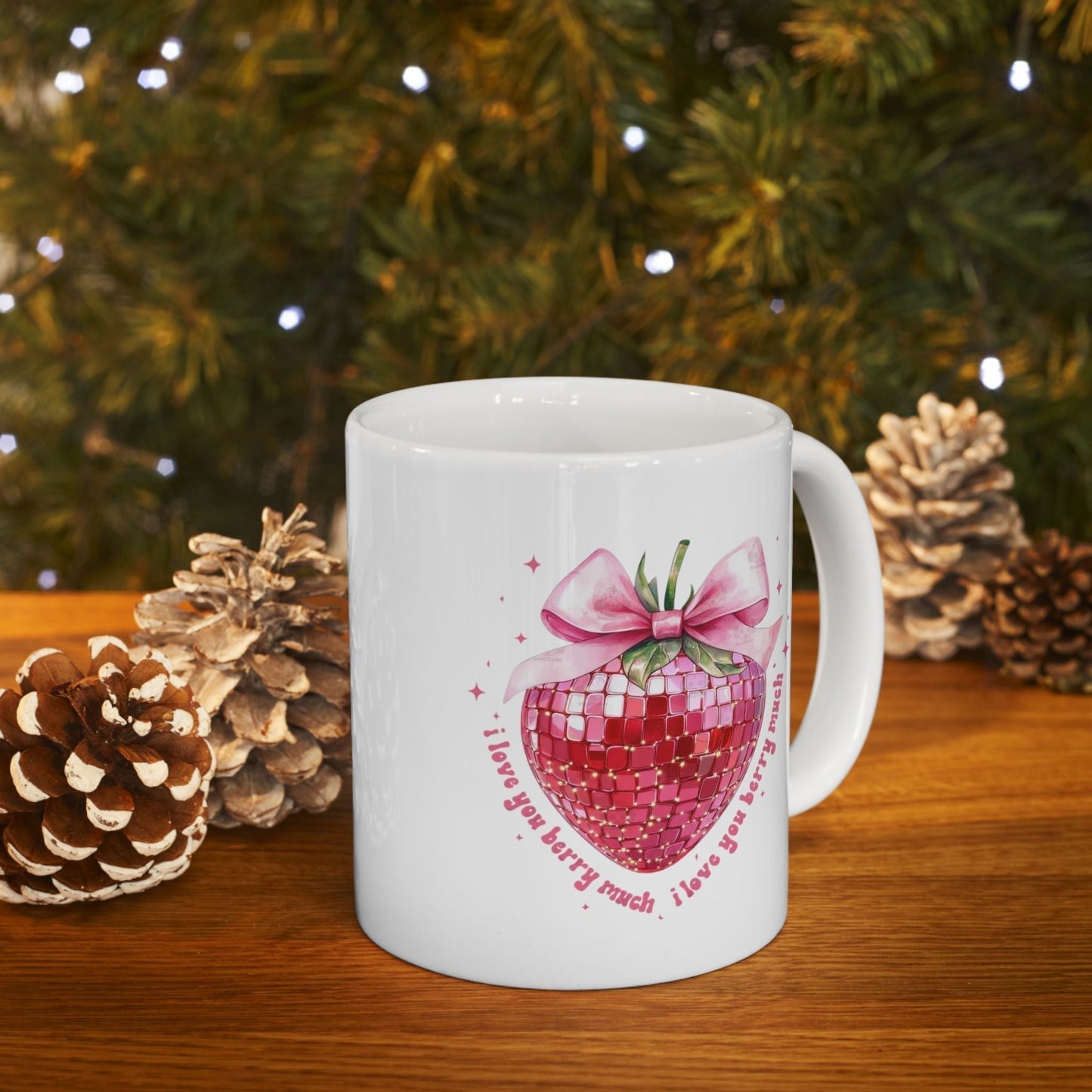 I Love You Berry Much Mug , Love Valentines Heart Gift