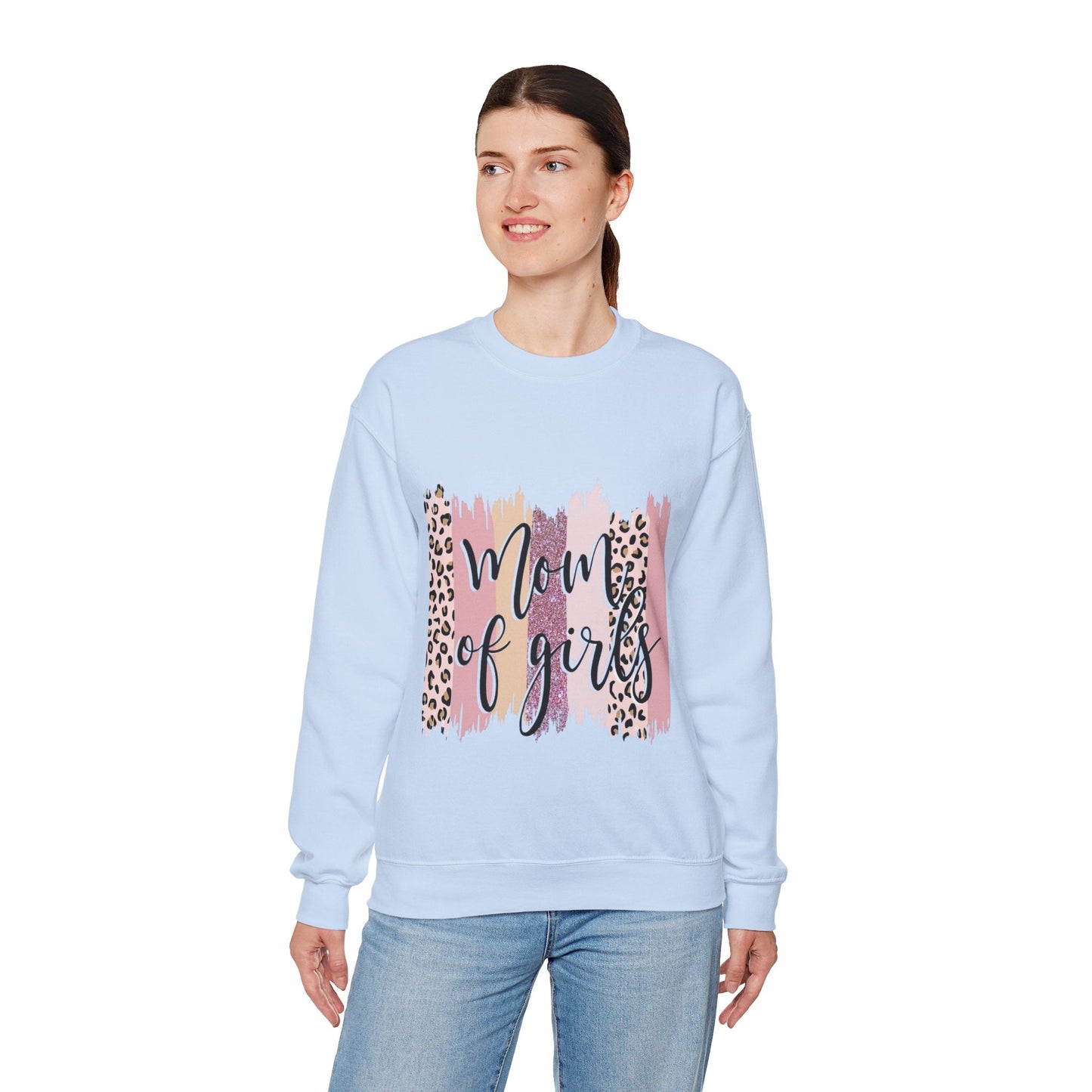 Mom of Girls Crewneck Sweatshirt - Stylish & Comfy Gift for Moms