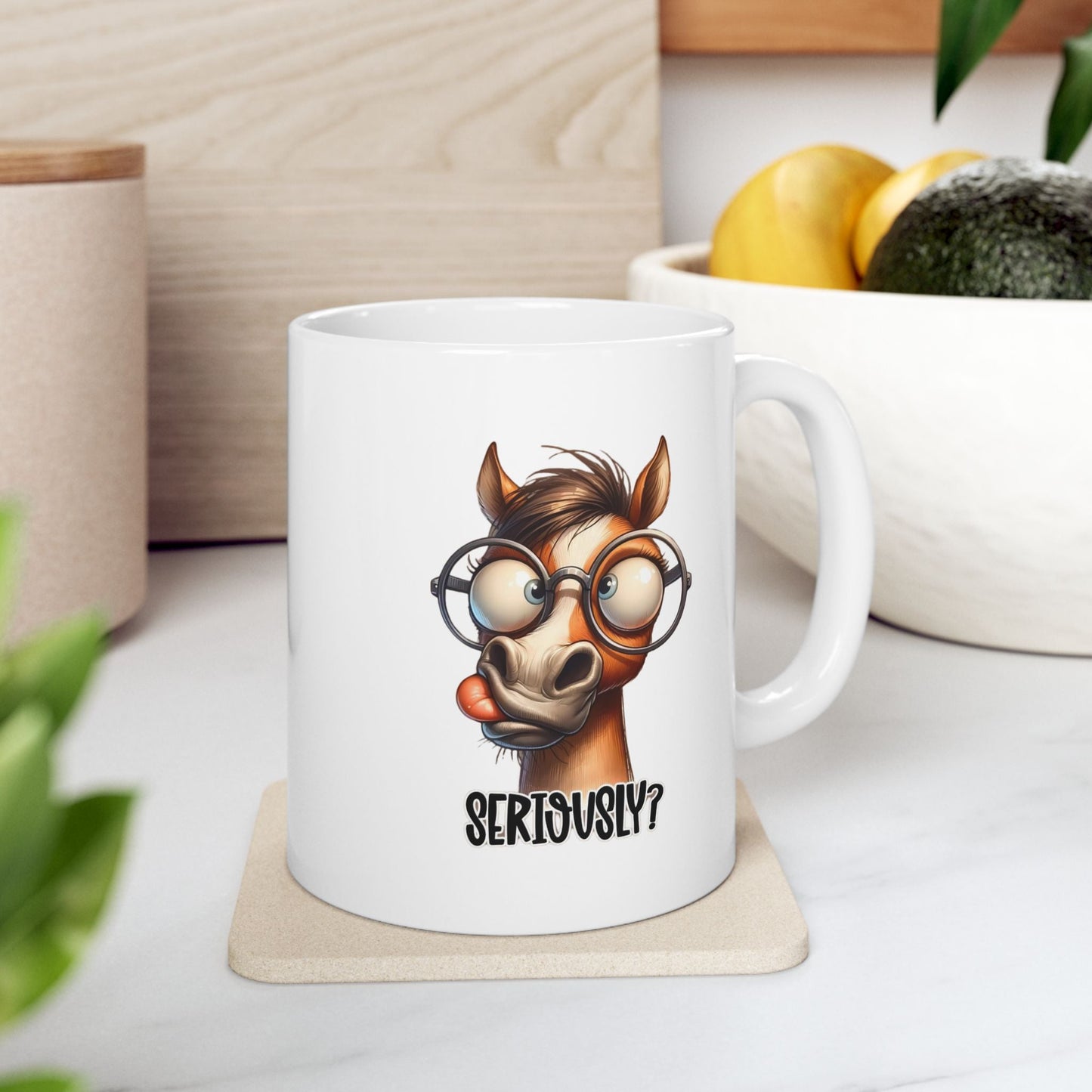 Funny Ceramic Mug - Perfect for Coffee Lovers and Gift Giving