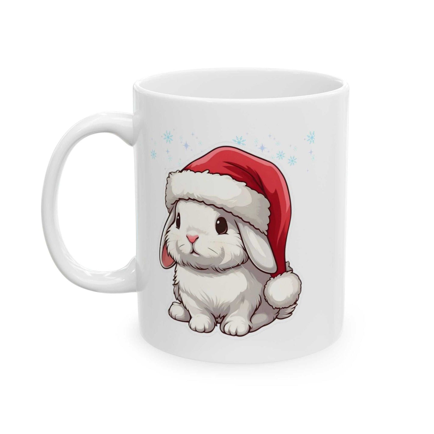 Cute Rabbit Christmas Mugs, Funny Rabbit Gift