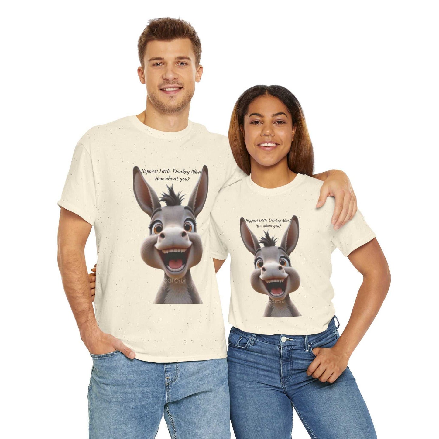 Funny donkey t-shirt - Unisex Heavy Cotton Shirt, Gift for Animal Lovers