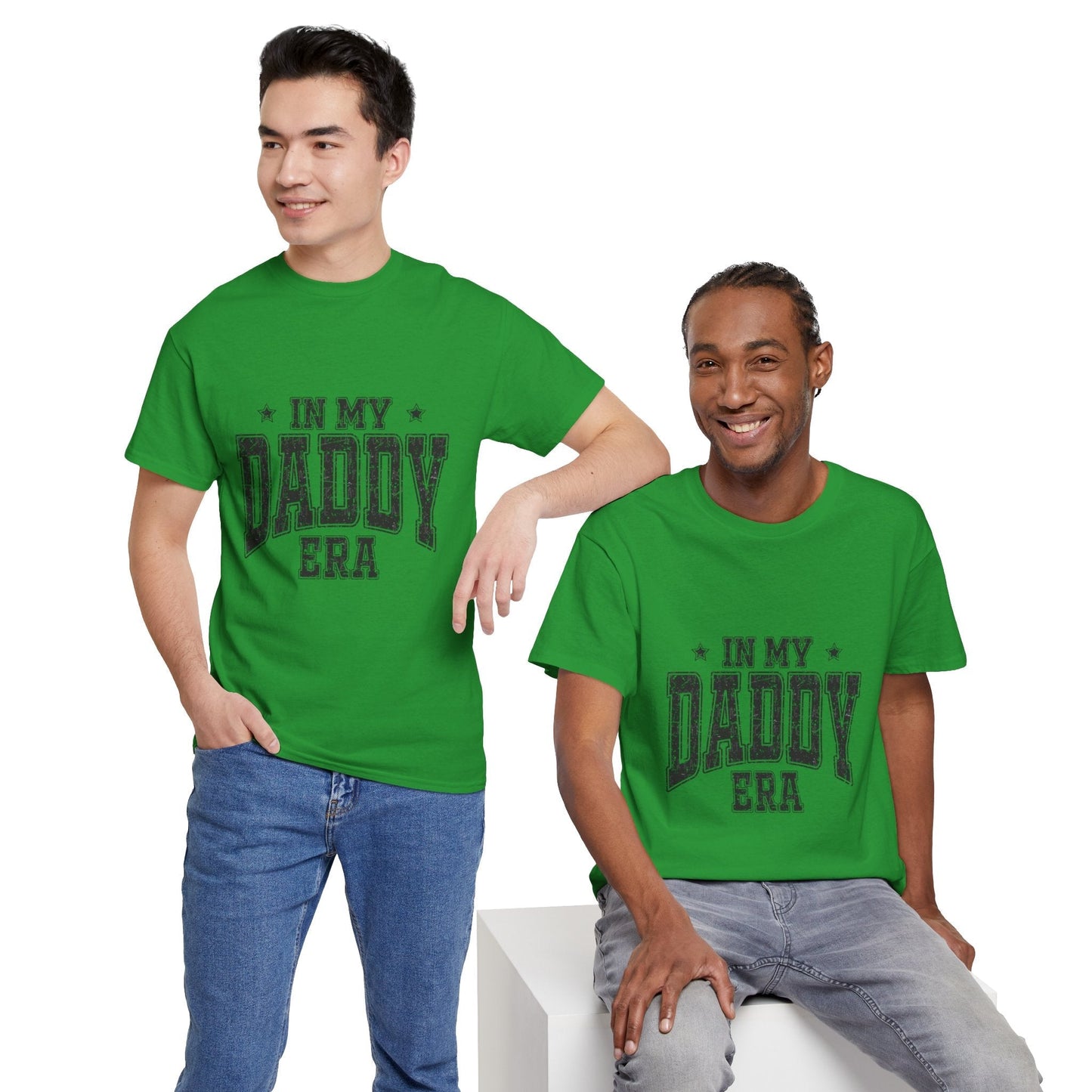 Unisex Heavy Cotton Tee - In My Daddy Era Shirt, Father's Day Gift, Dad Humor Tee