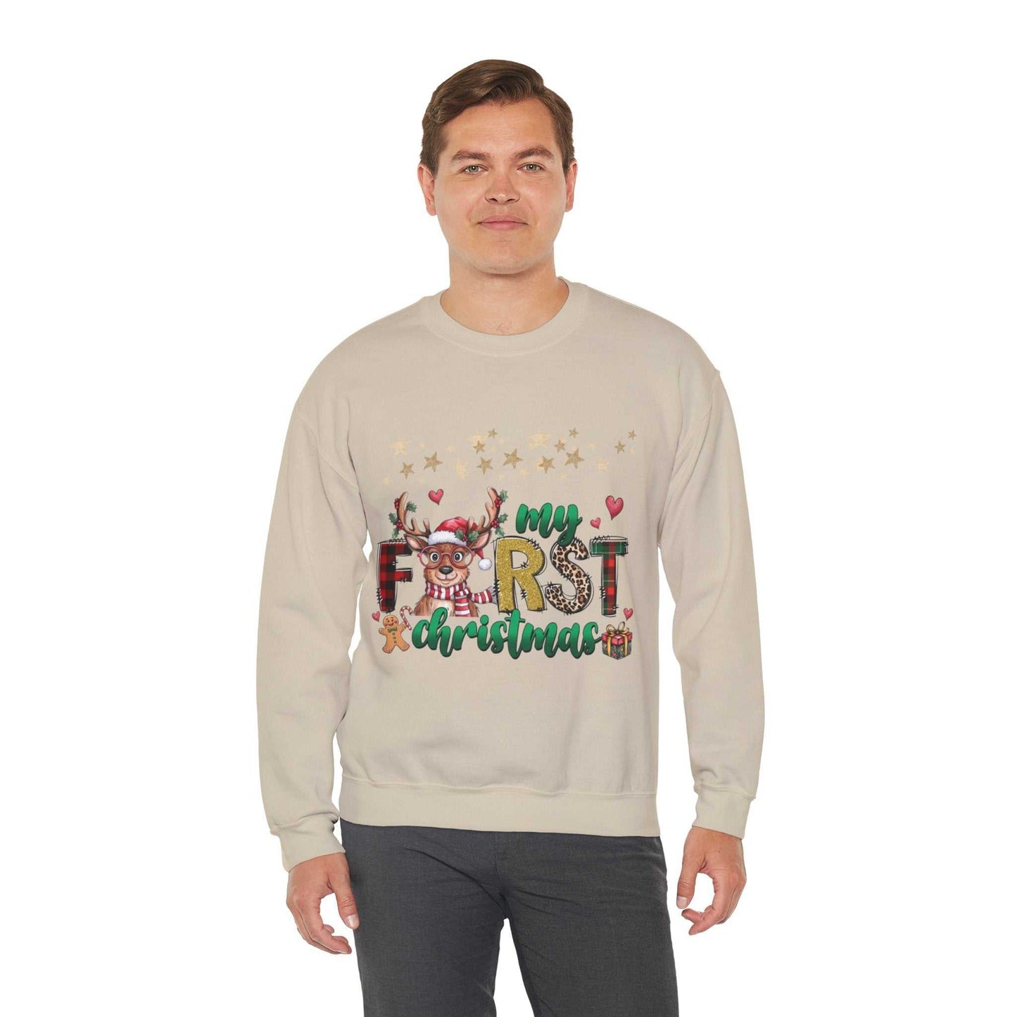 My First Christmas Sweatshirt, Family Sweatshirt Gift, Cute Baby Sweater for Christmas