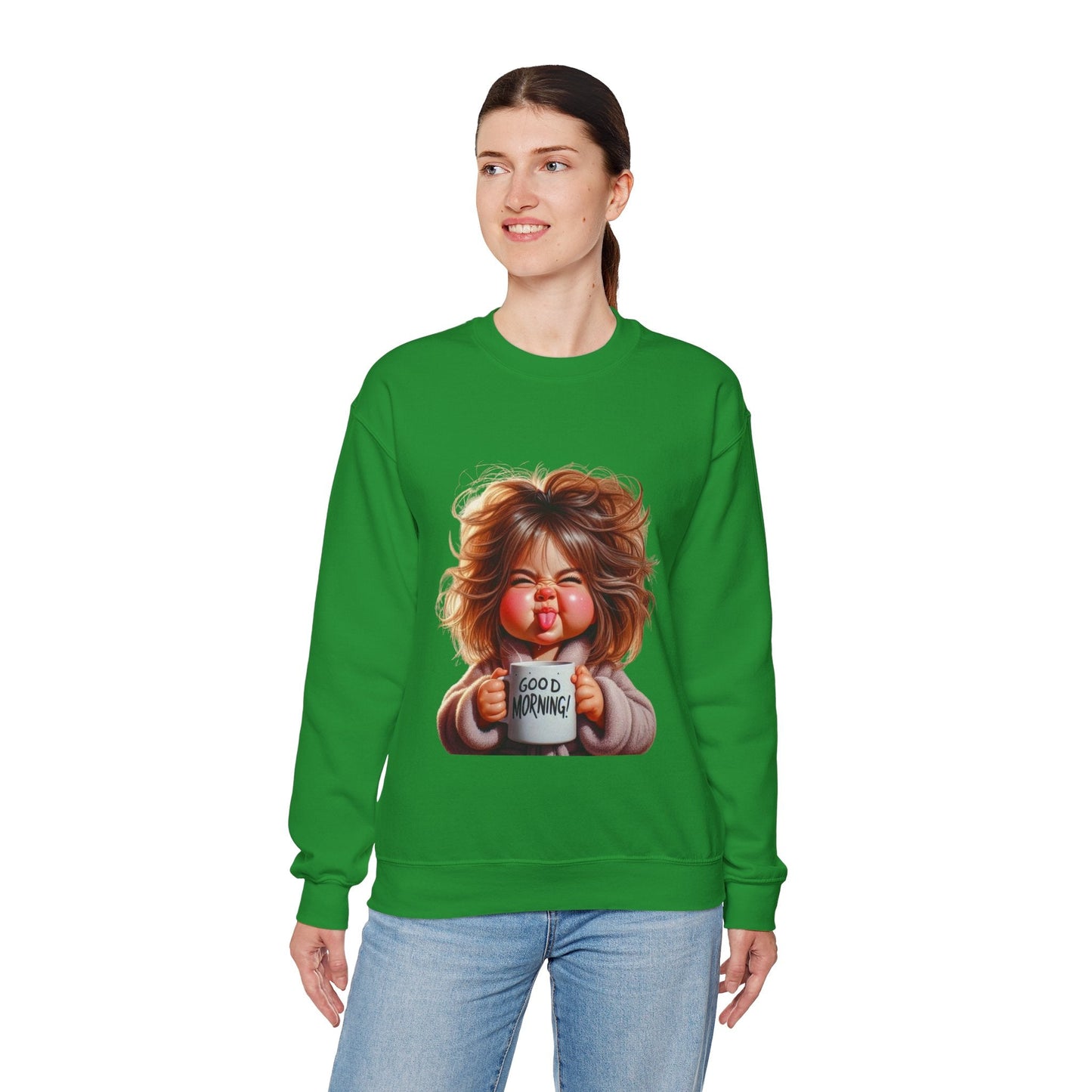 Good Morning Sweatshirt - Unisex Heavy Blend Crewneck