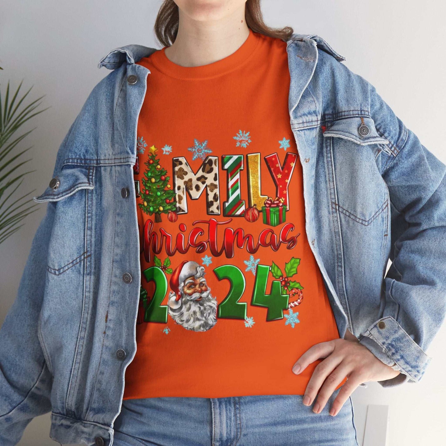 Halloween Family Christmas 2024 Shirt, Santa Claus Family Gift