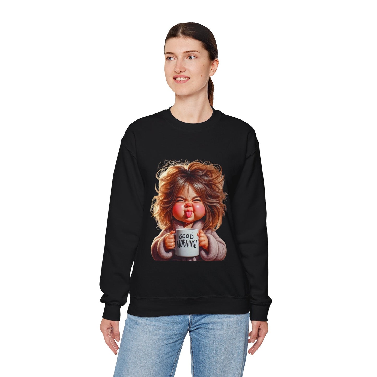 Good Morning Sweatshirt - Unisex Heavy Blend Crewneck