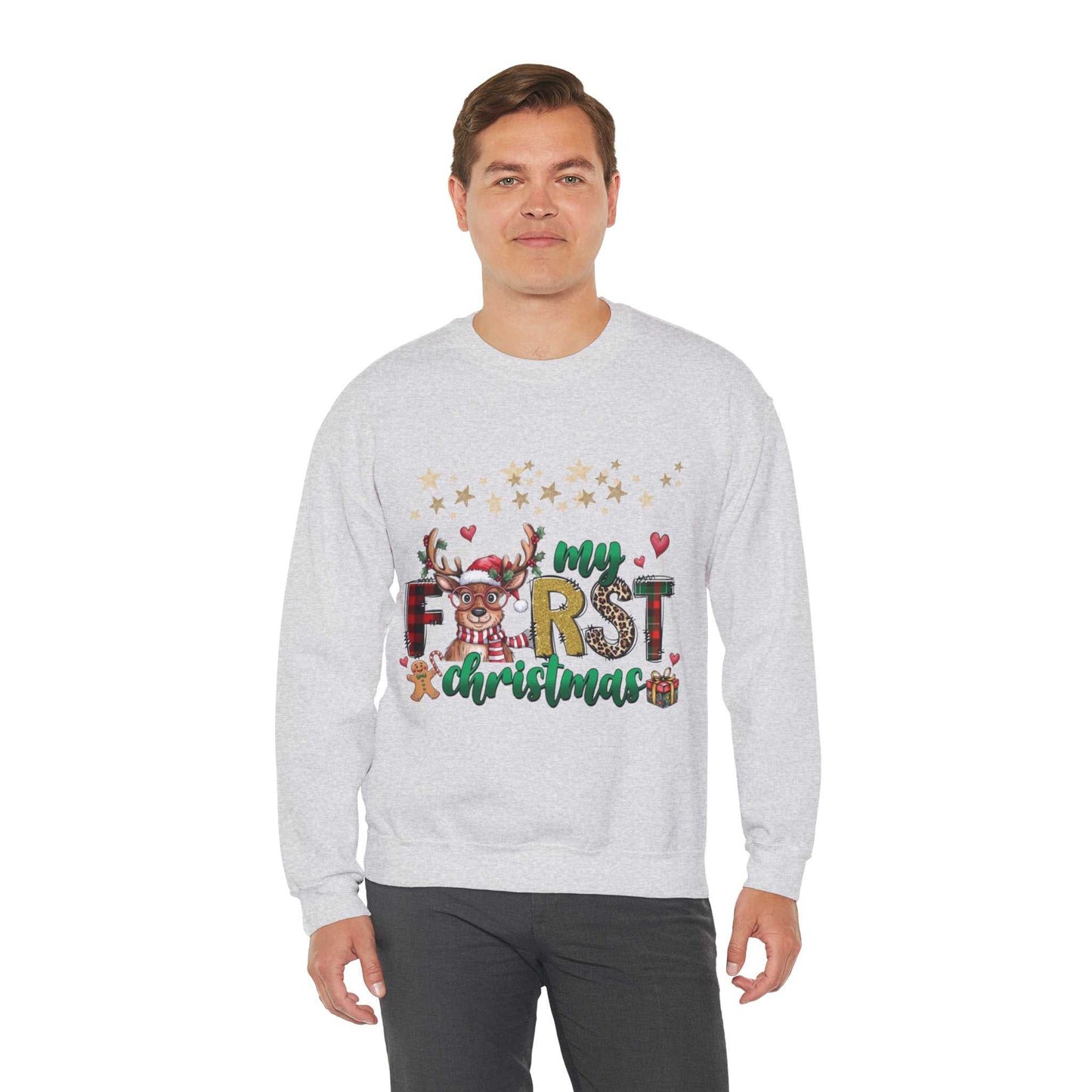 My First Christmas Sweatshirt, Family Sweatshirt Gift, Cute Baby Sweater for Christmas