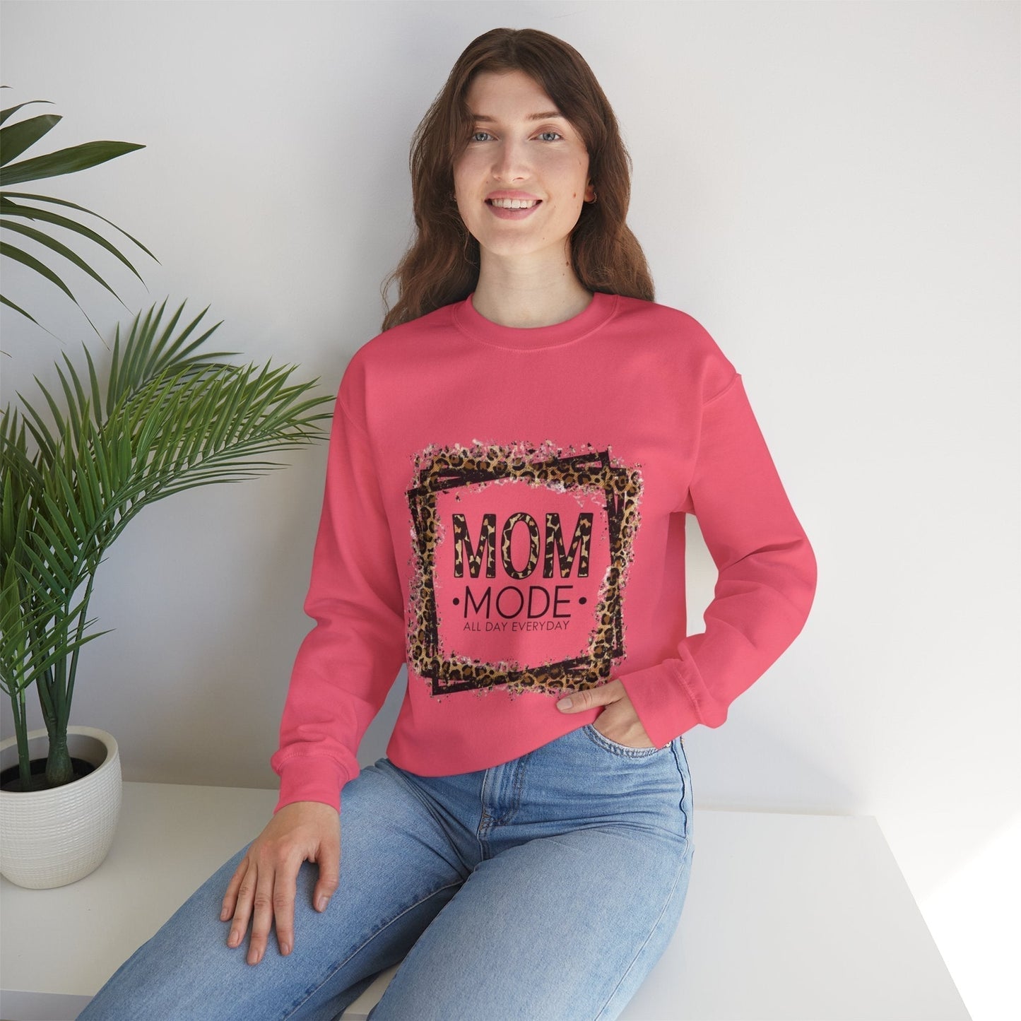 Mom Mode Sweatshirt Crewneck - All Day Everyday