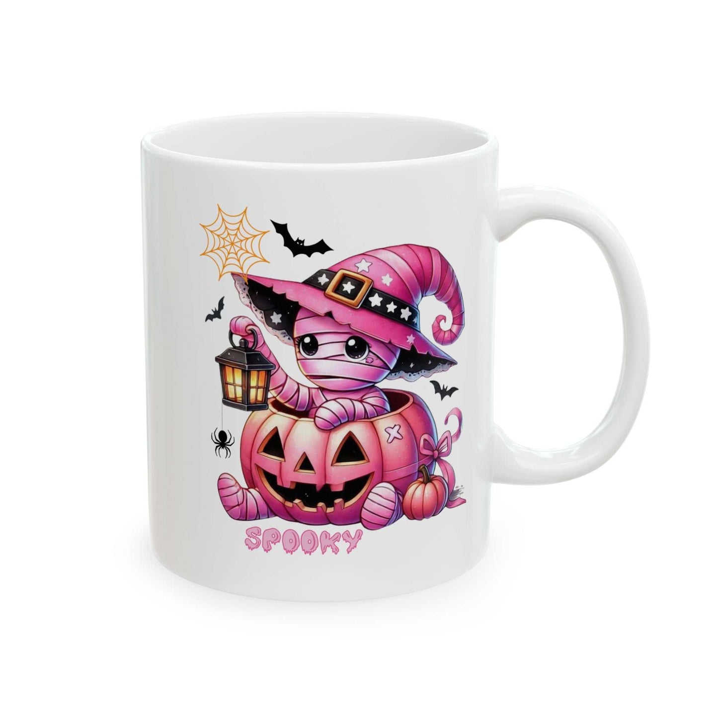Funny Kids Halloween Mugs, Spooky Season Gift, Custom Ceramic Mug