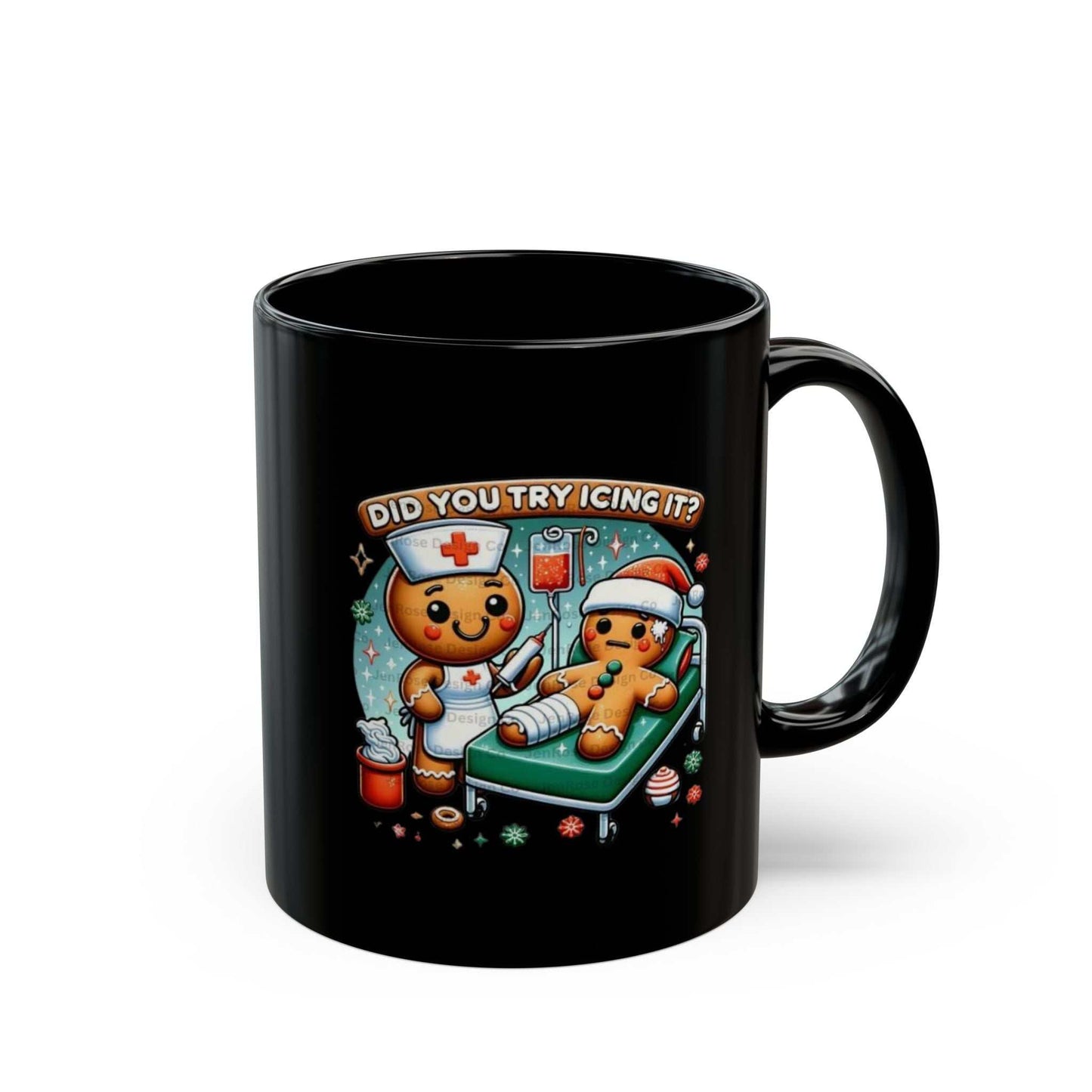 Did You Try Icing It Mugs, Nurse Christmas Gift