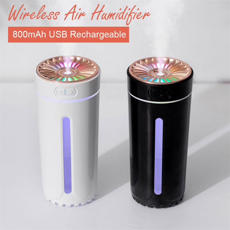 Wireless Air Humidifier Colorful Lights Mute Ultrasonic USB 🔥 TODAY ONLY: 50% OFF!
