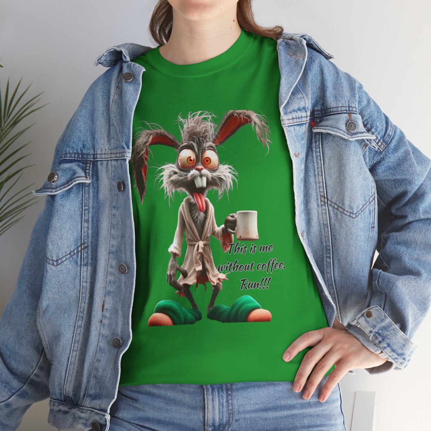 Funny Coffee Lover Tee - Unisex Heavy Cotton Shirt, Perfect Gift for Caffeine Addicts