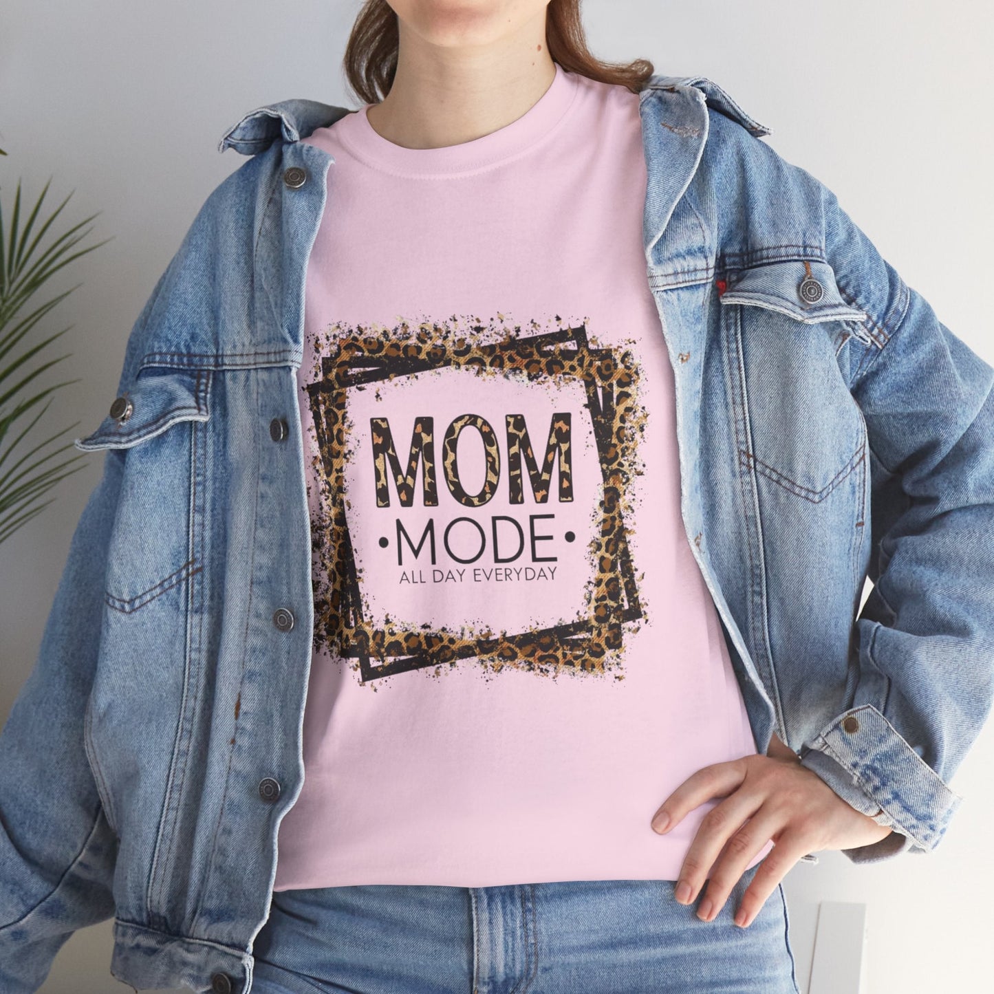 Mom Mode T-Shirt - Unisex Heavy Cotton Tee - All Day Everyday Gift