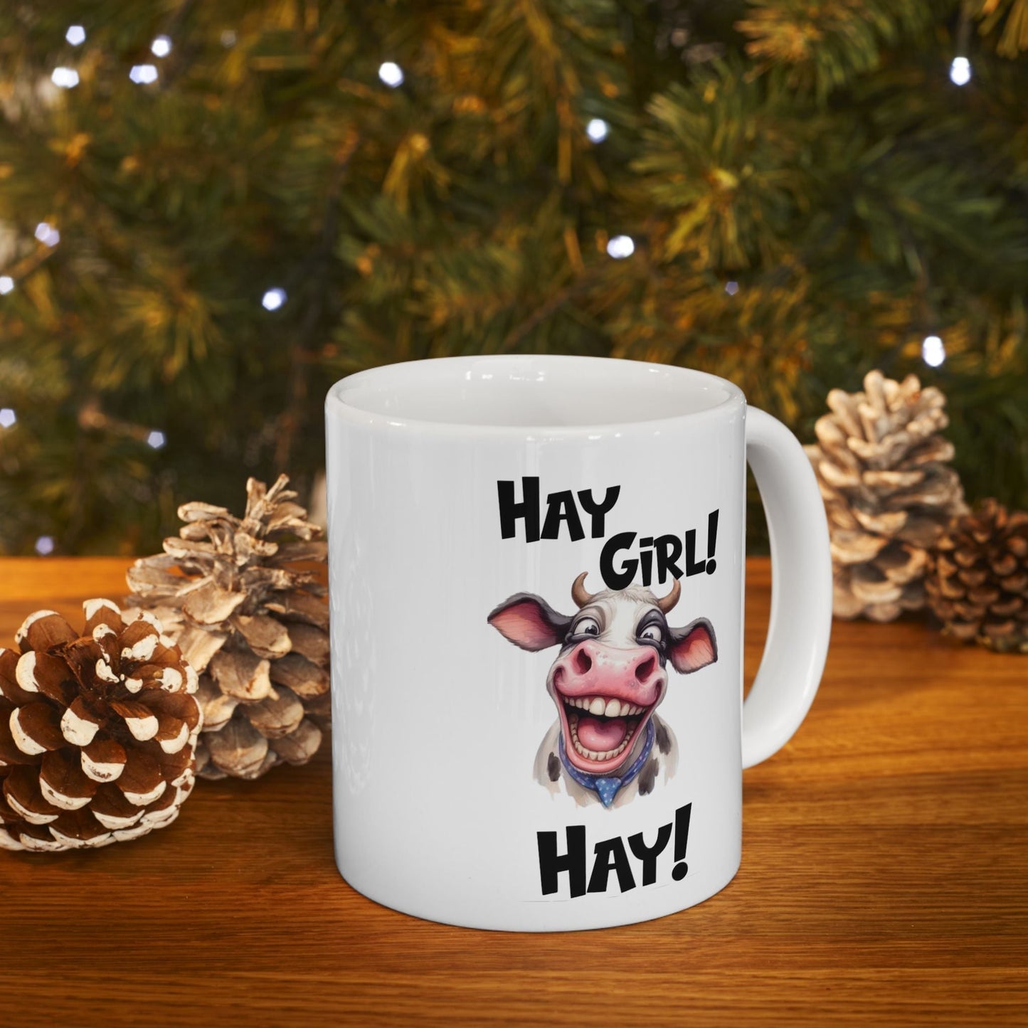 Cute Cow Ceramic Mug - Perfect for Animal Lovers!