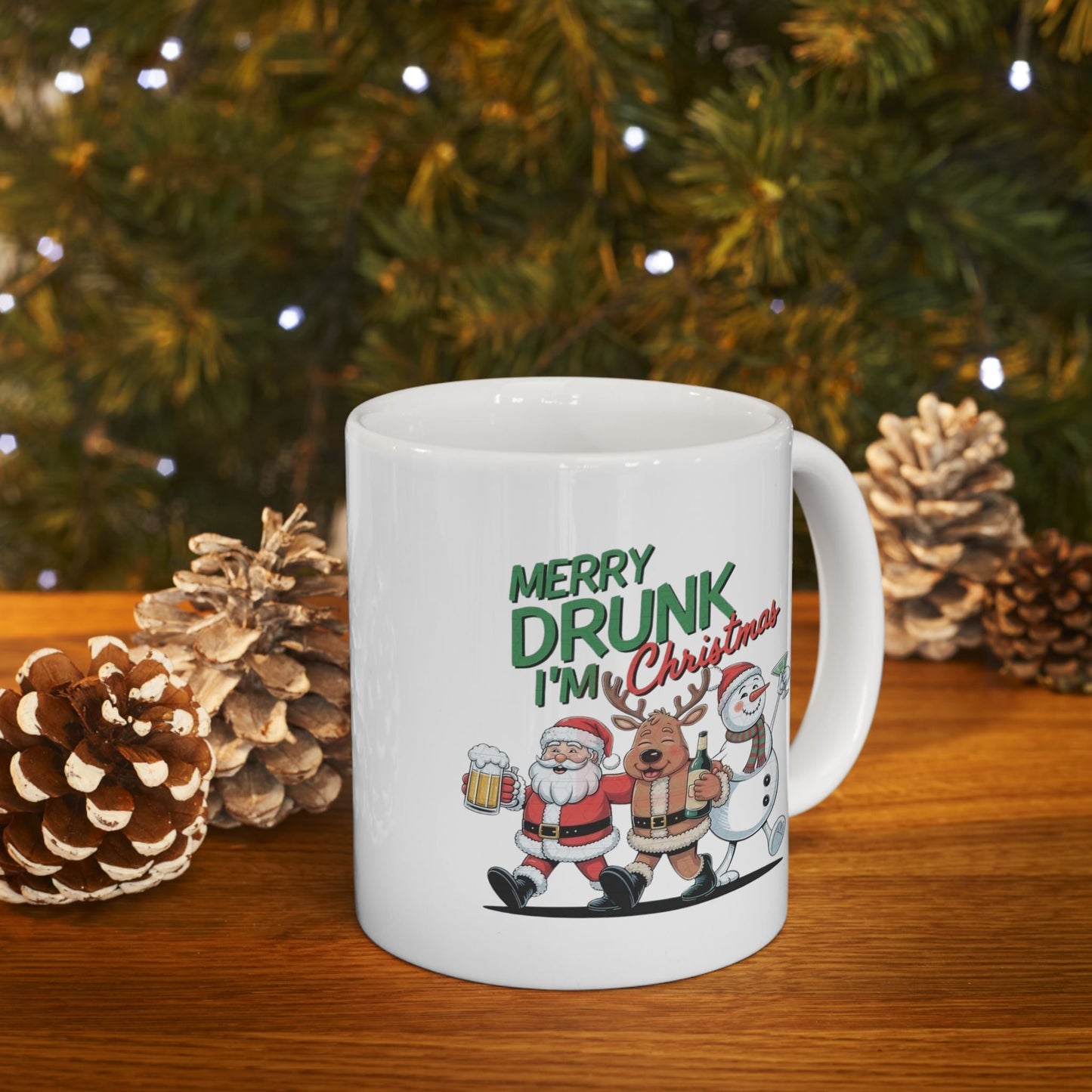 Merry Drunk Im Christmas Mugs, Funny Christmas Gift