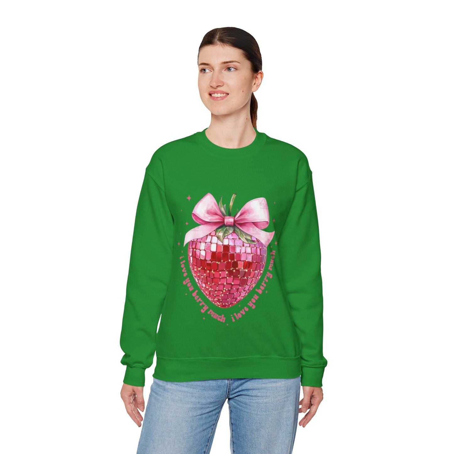 I Love You Berry Much Sweatshirt, Love Valentines Heart Gift