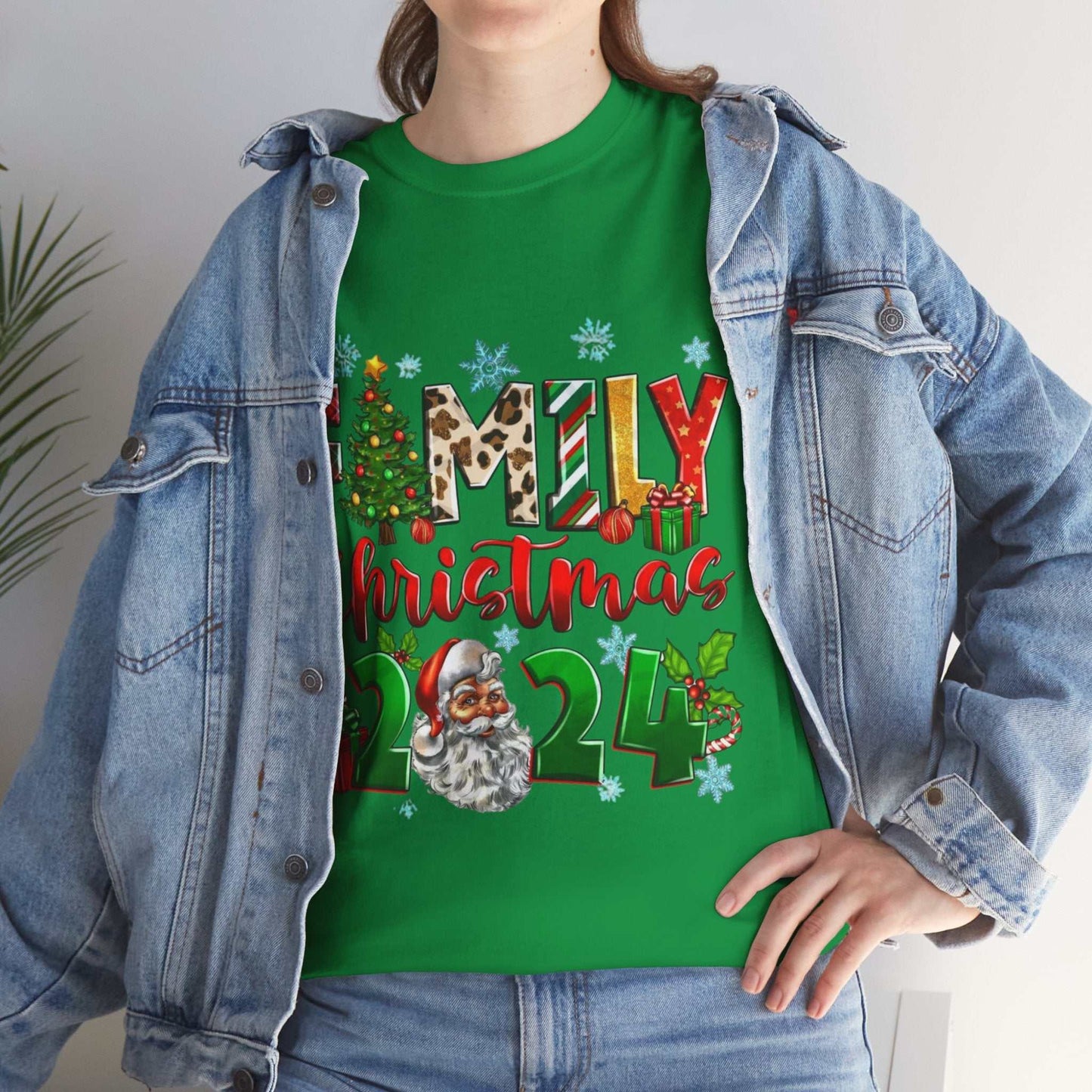 Halloween Family Christmas 2024 Shirt, Santa Claus Family Gift