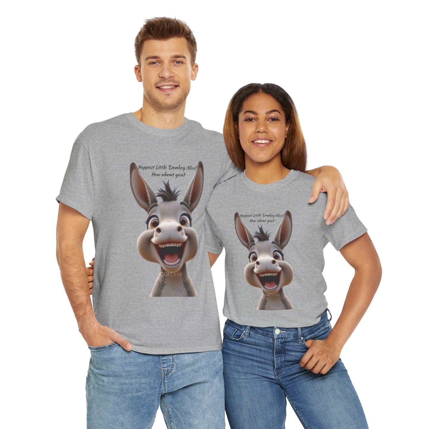 Funny donkey t-shirt - Unisex Heavy Cotton Shirt, Gift for Animal Lovers