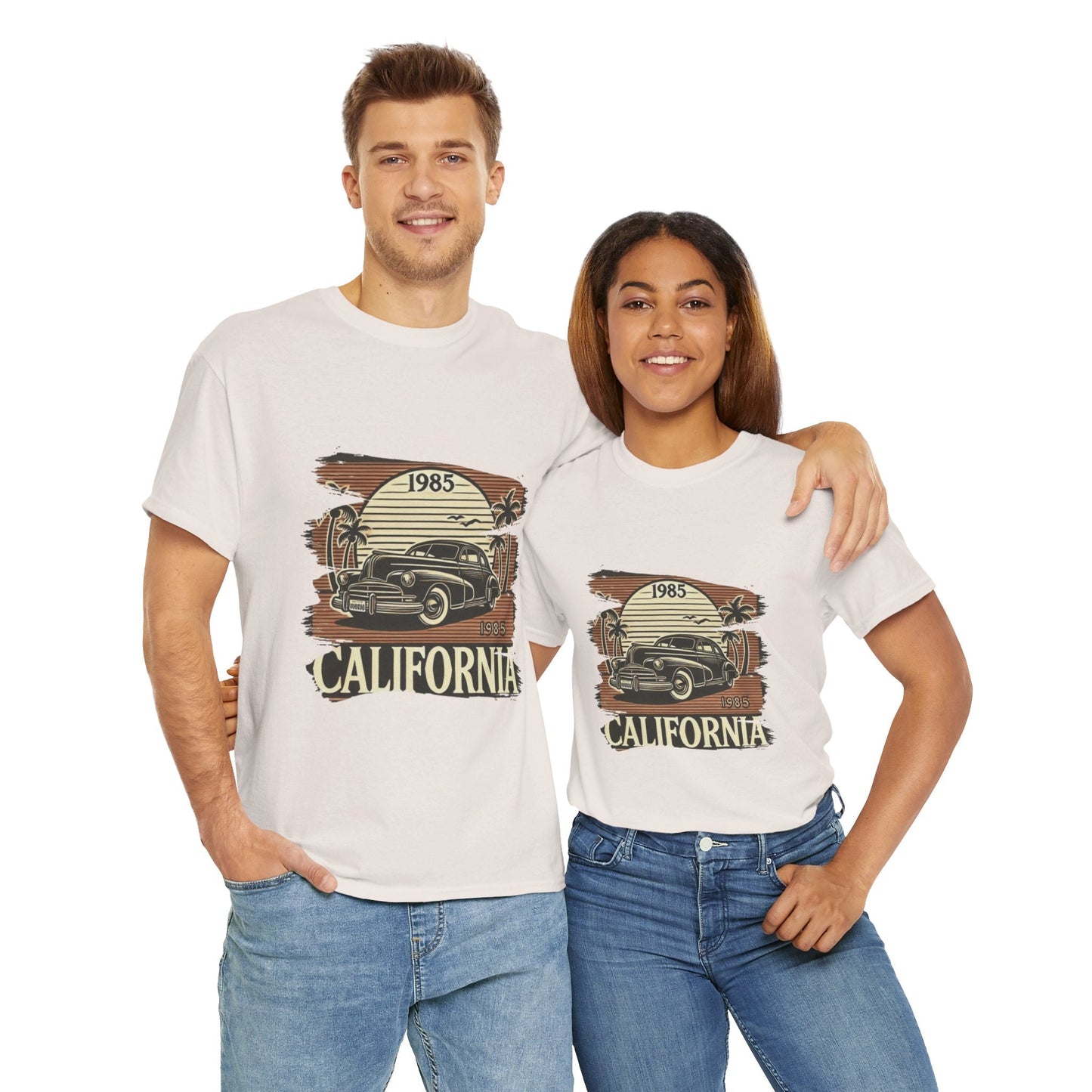 Vintage California 1985 T-Shirt, California 1985 Unisex Heavy Cotton Tee Gift