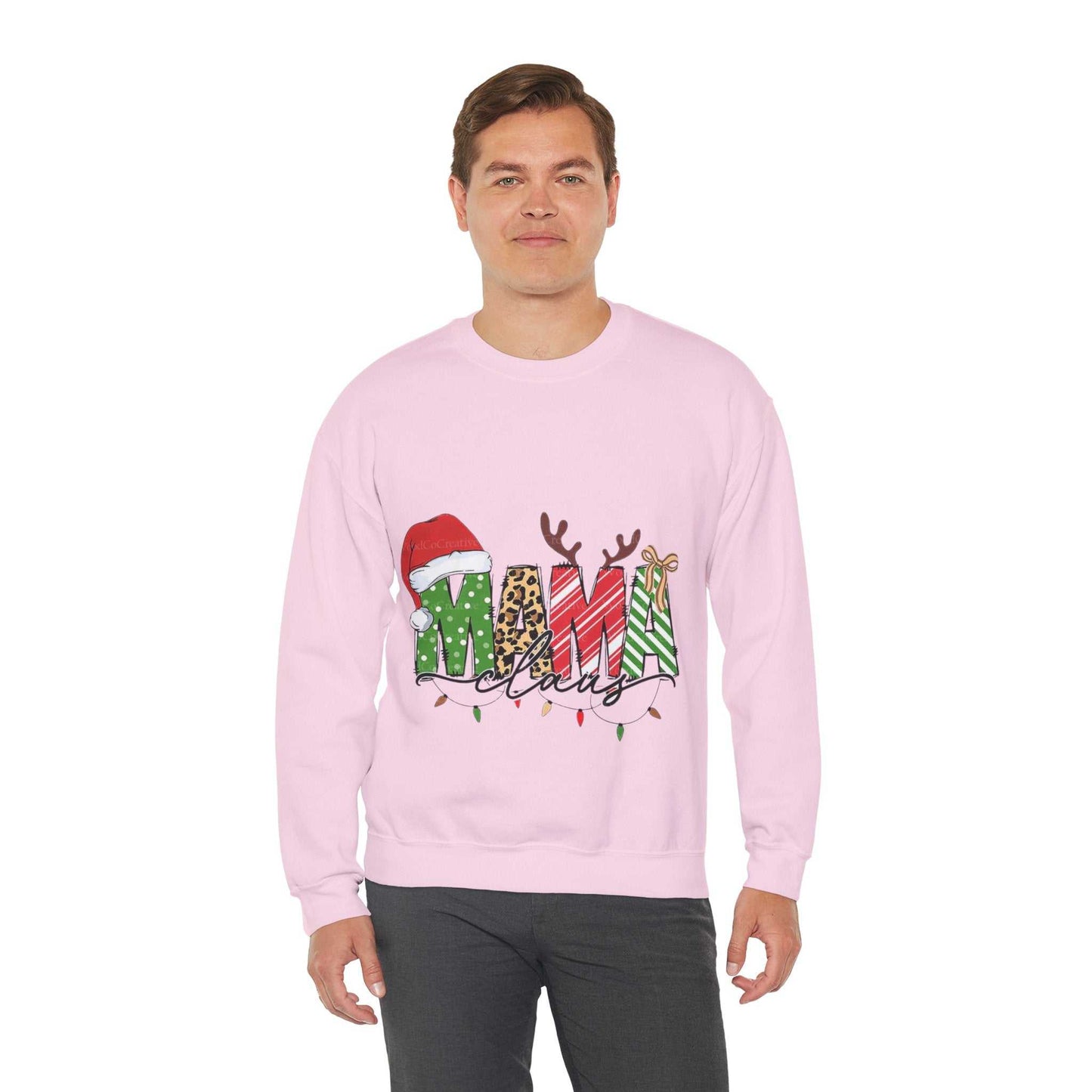 Mama Claus Sweatshirt, Family Christmas Gift, Merry Christmas Sweatshirt