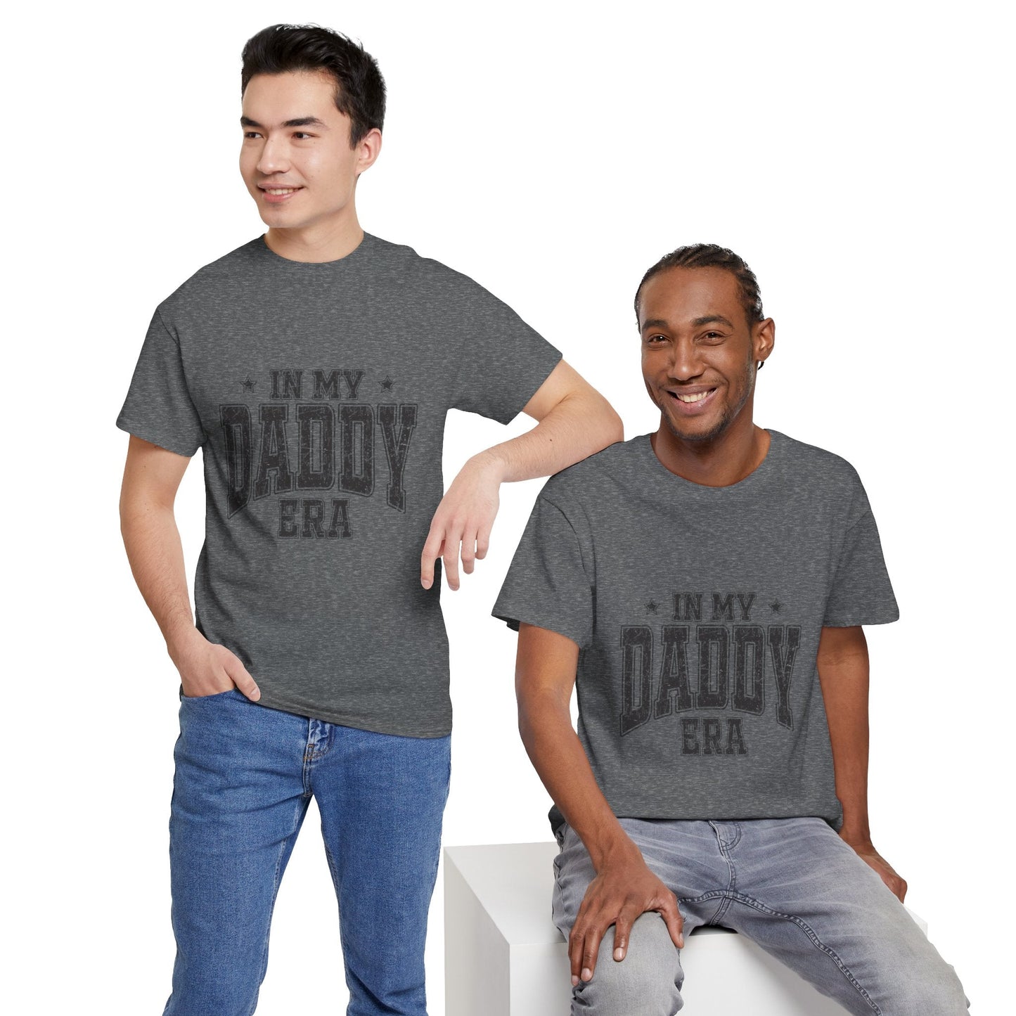 Unisex Heavy Cotton Tee - In My Daddy Era Shirt, Father's Day Gift, Dad Humor Tee