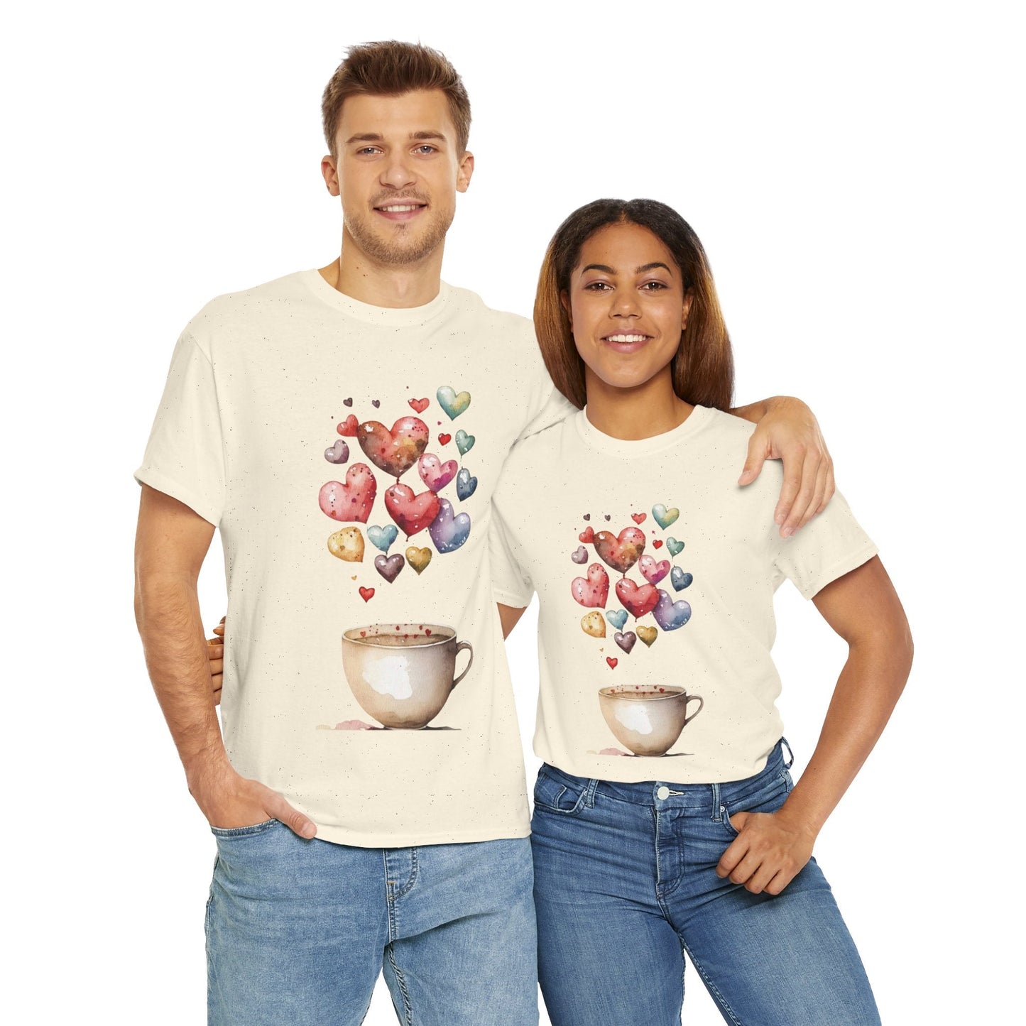 Coffee Is My Valentine T-Shirt, Cup Coffee Hearts Lover Gift