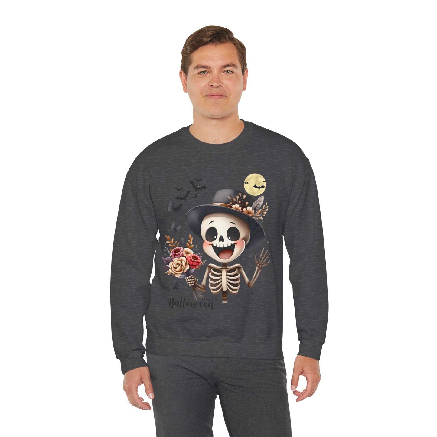 Funny Skeleton Kids Halloween Sweatshirt – Spooky & Cute Costume Alternative!