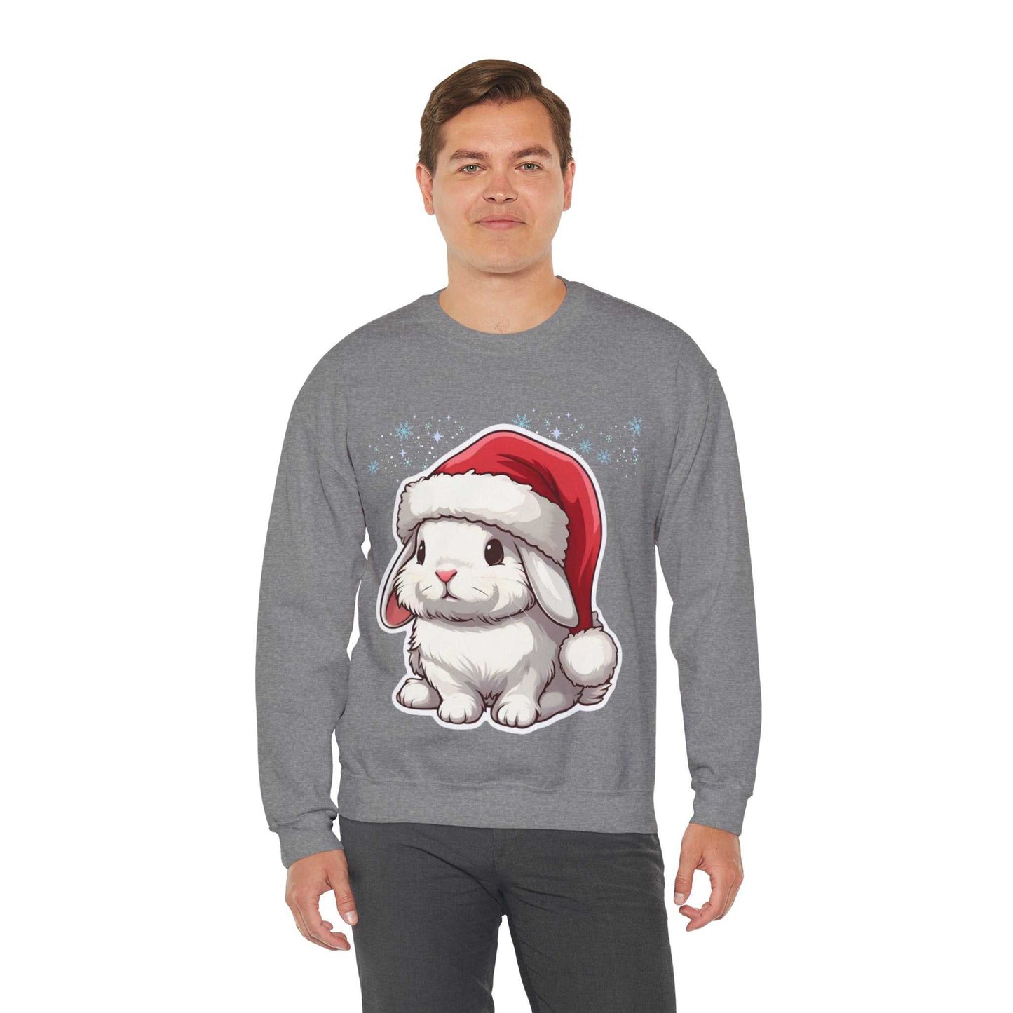 Cute Rabbit Christmas Sweatshirt, Funny Rabbit Gift