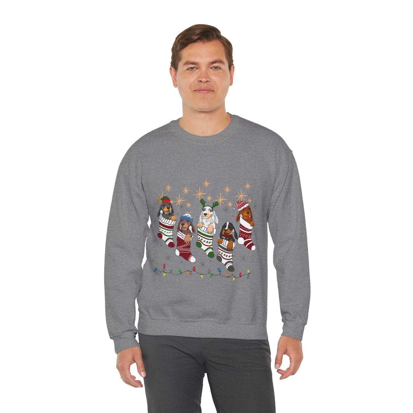 Funny Christmas Dogs Sweatshirt, Christmas Dog Gift