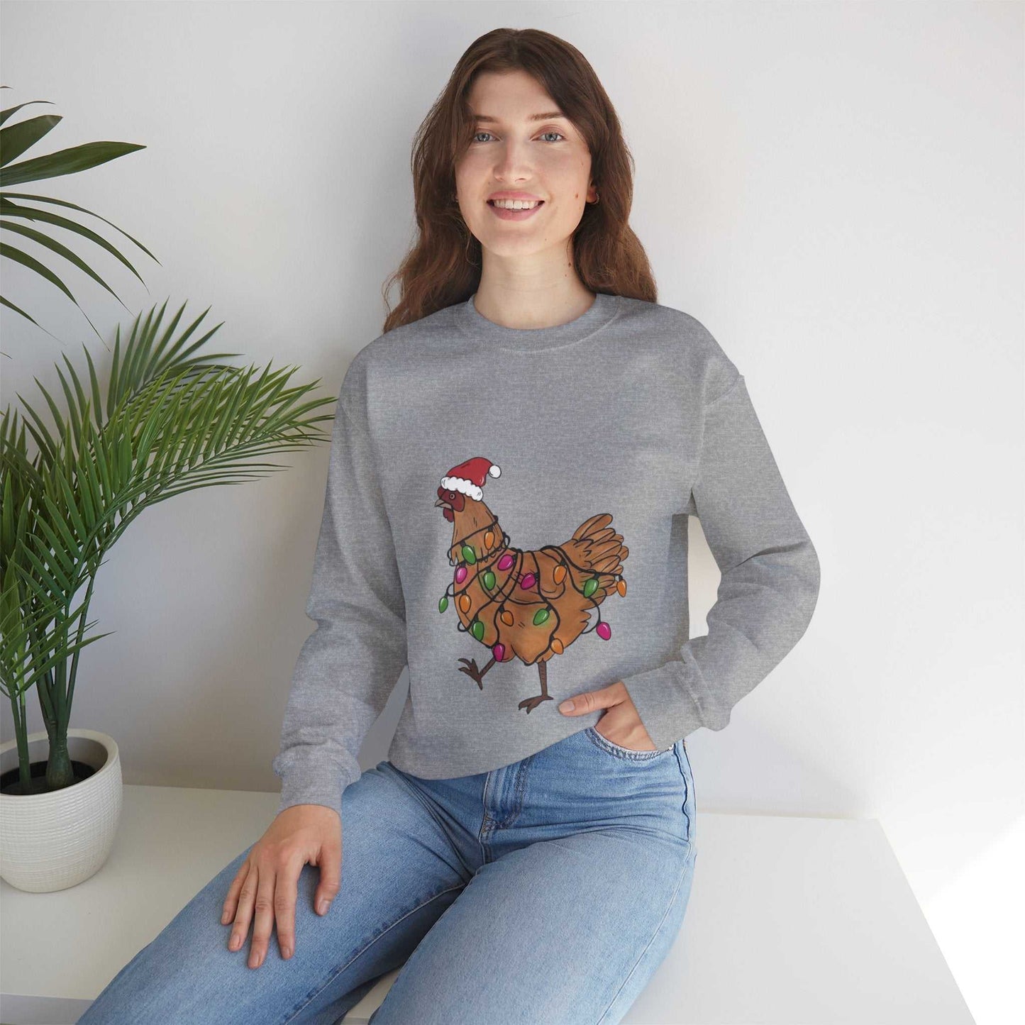 Funny Christmas Chicken Mug, Christmas Gift for Farmer