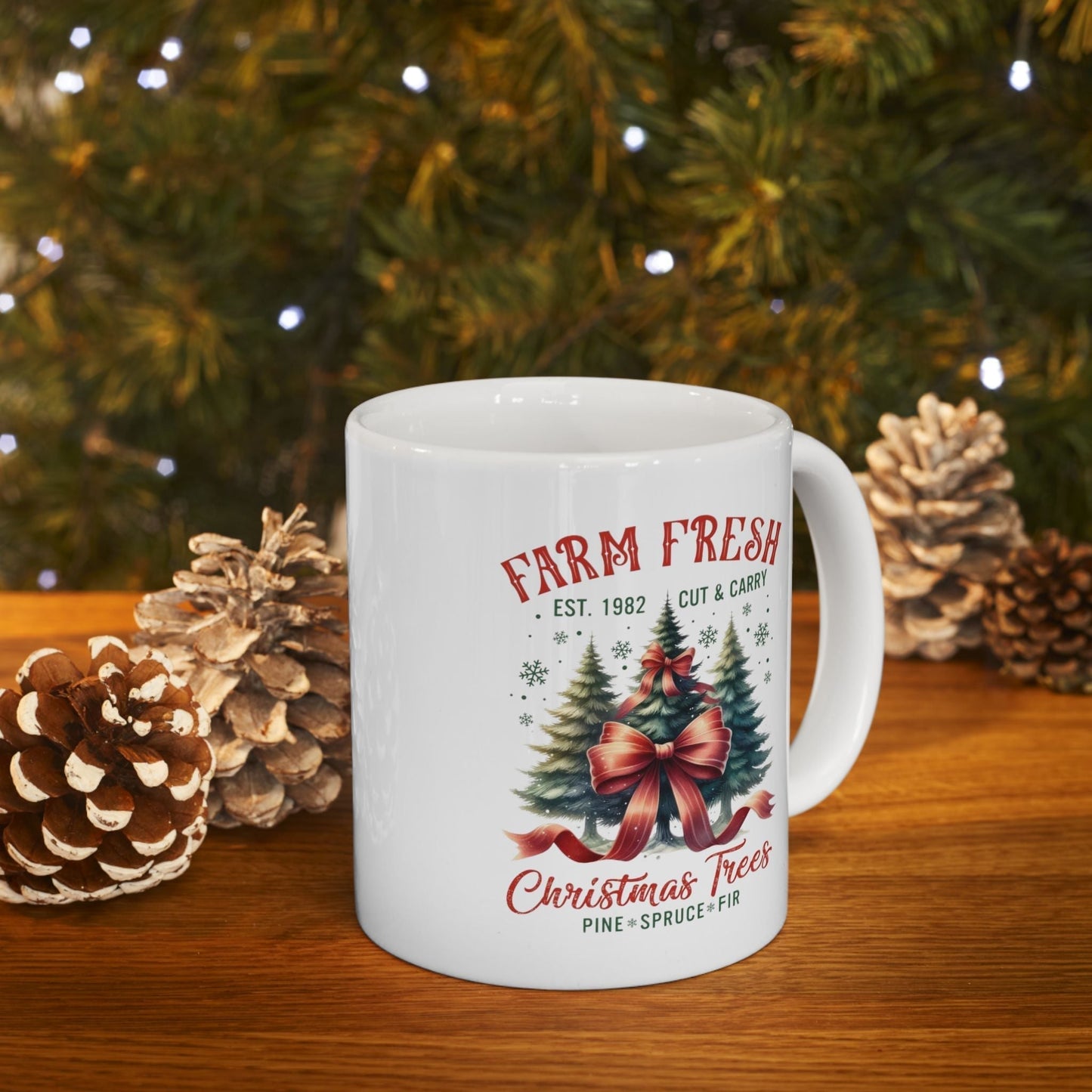 Farm Fresh Christmas Trees Mugs