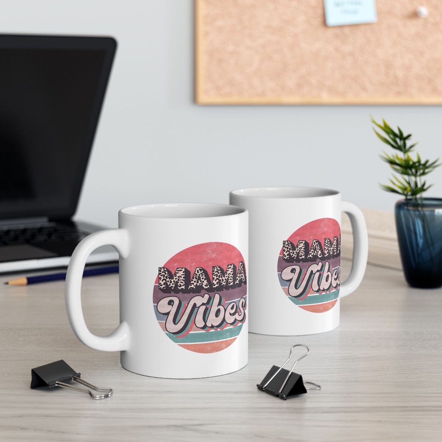 Boho Chic Ceramic Mug - Stylish Coffee Cup for Home & Office, Gift for Her
