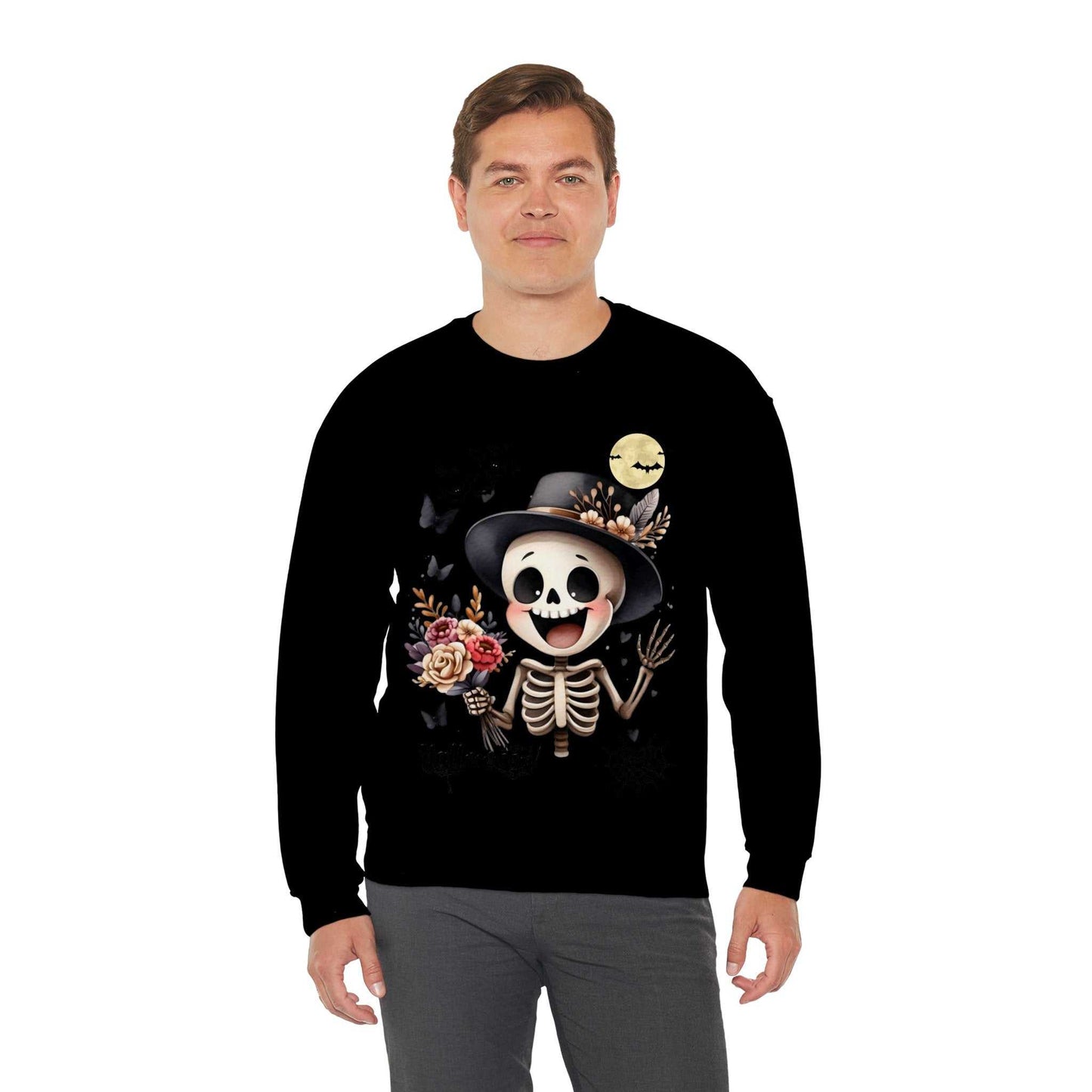 Funny Skeleton Kids Halloween Sweatshirt – Spooky & Cute Costume Alternative!