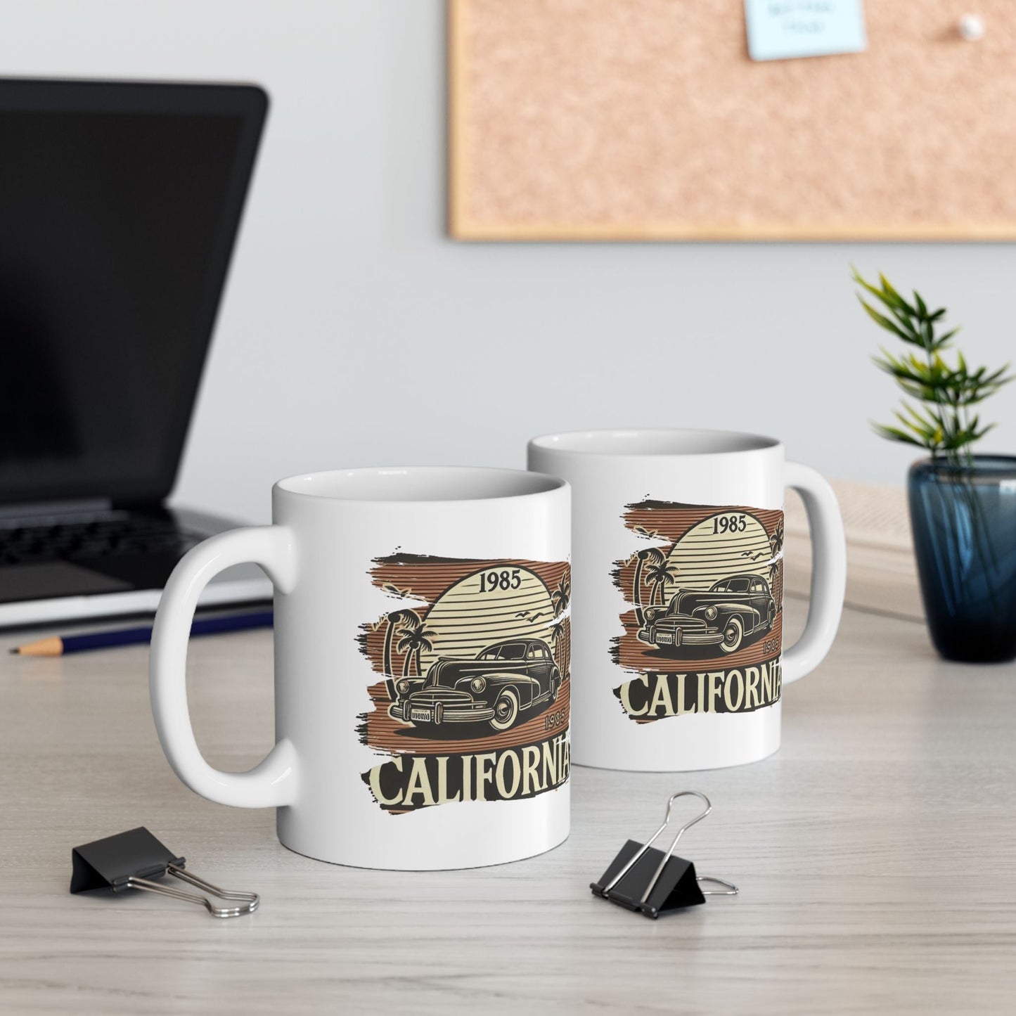 Vintage California Sunset Mug, Perfect Gift for Coffee Lovers