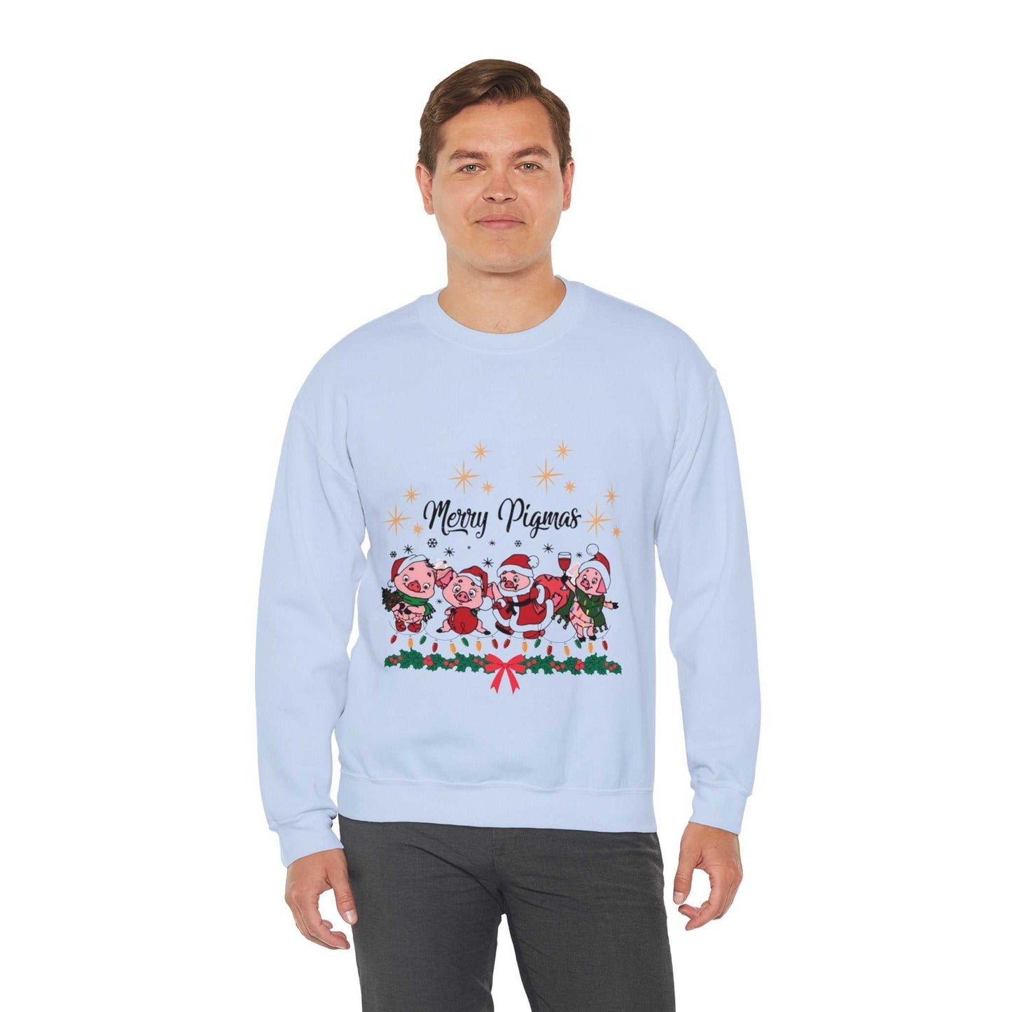 Merry Pigmas Sweatshirt, Funny Farmer Christmas Gift