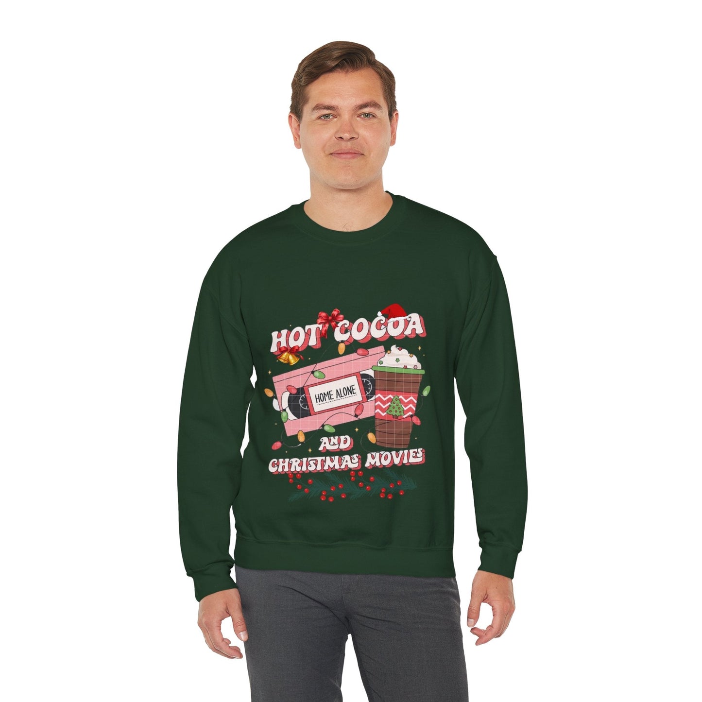 Hot Cocoa And Christmas Movies Sweatshirt, Christmas Latte Tee