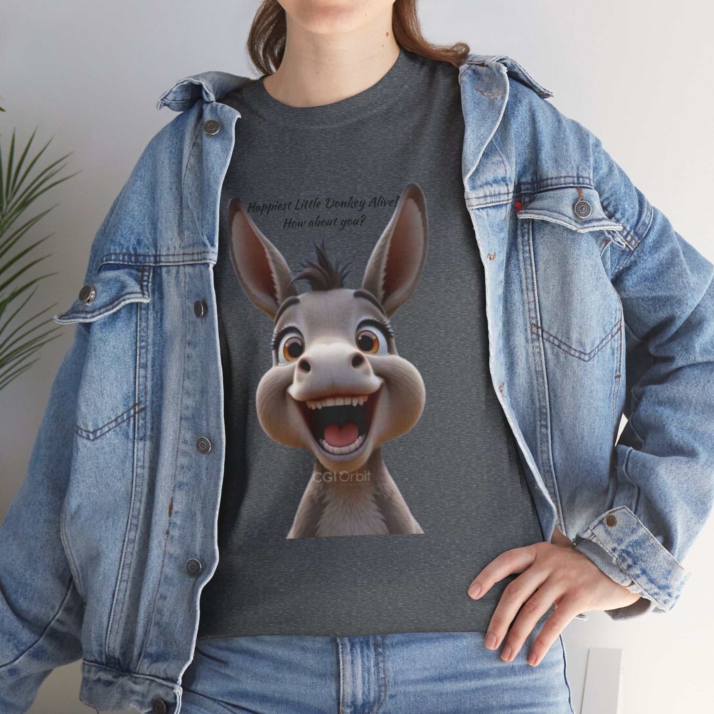 Funny donkey t-shirt - Unisex Heavy Cotton Shirt, Gift for Animal Lovers