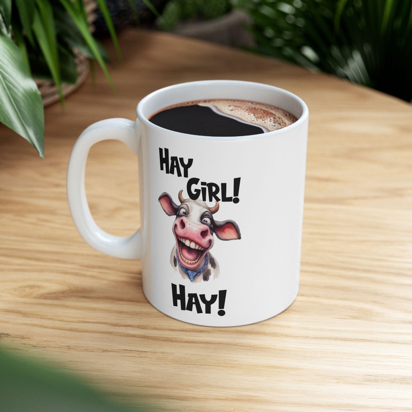 Cute Cow Ceramic Mug - Perfect for Animal Lovers!