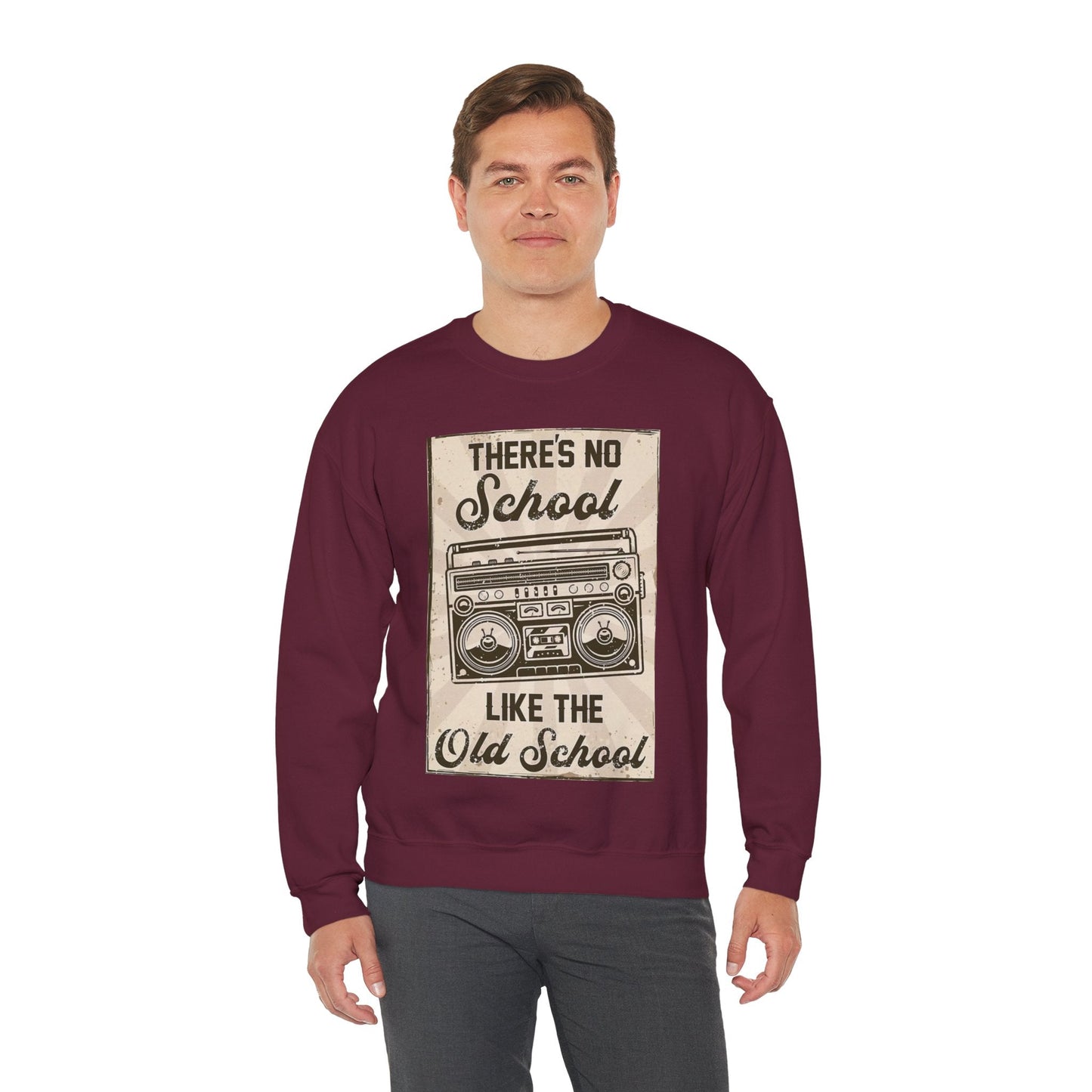 Retro Crewneck Sweatshirt 'There's No School Like the Old School'