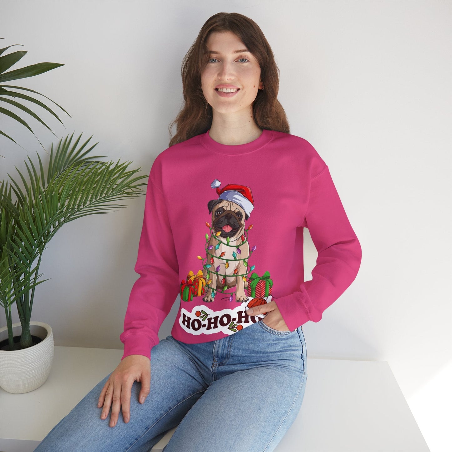 Cute Christmas Dog Sweatshirt, Christmas Dog Gift